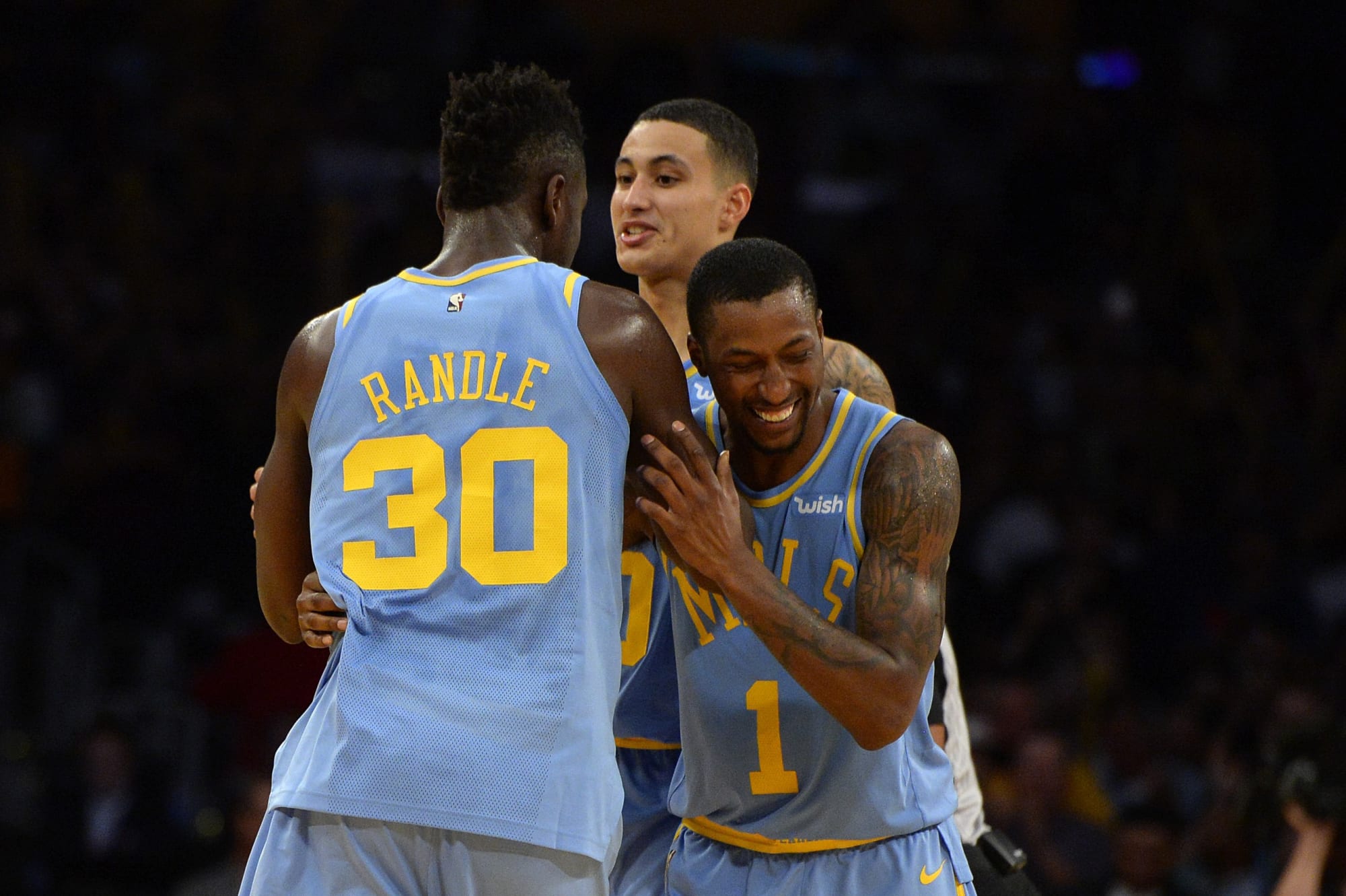 Los Angeles Lakers turn to young players for comeback victory