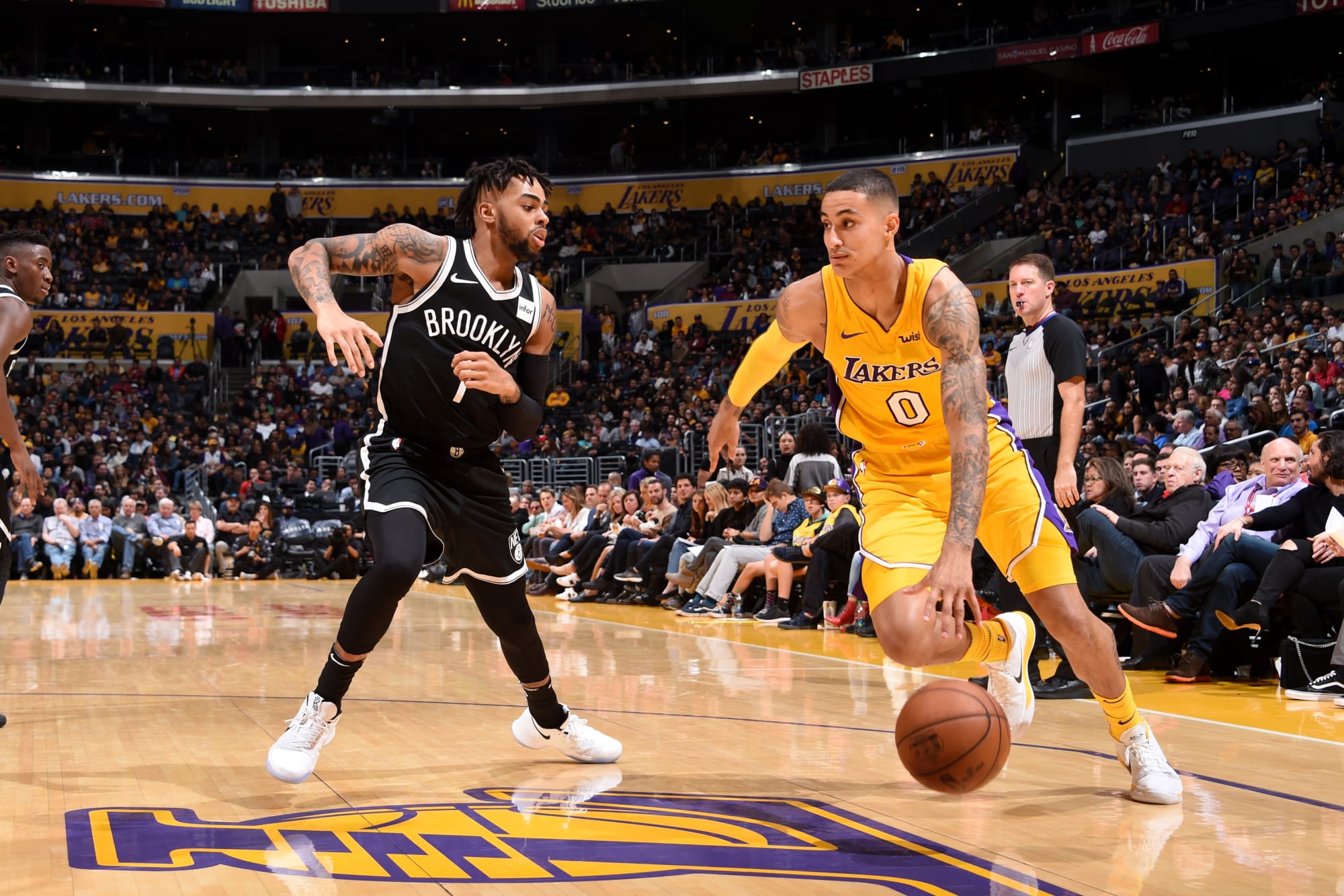 Rookie Kyle Kuzma quickly becoming key piece in Nets-Lakers trade