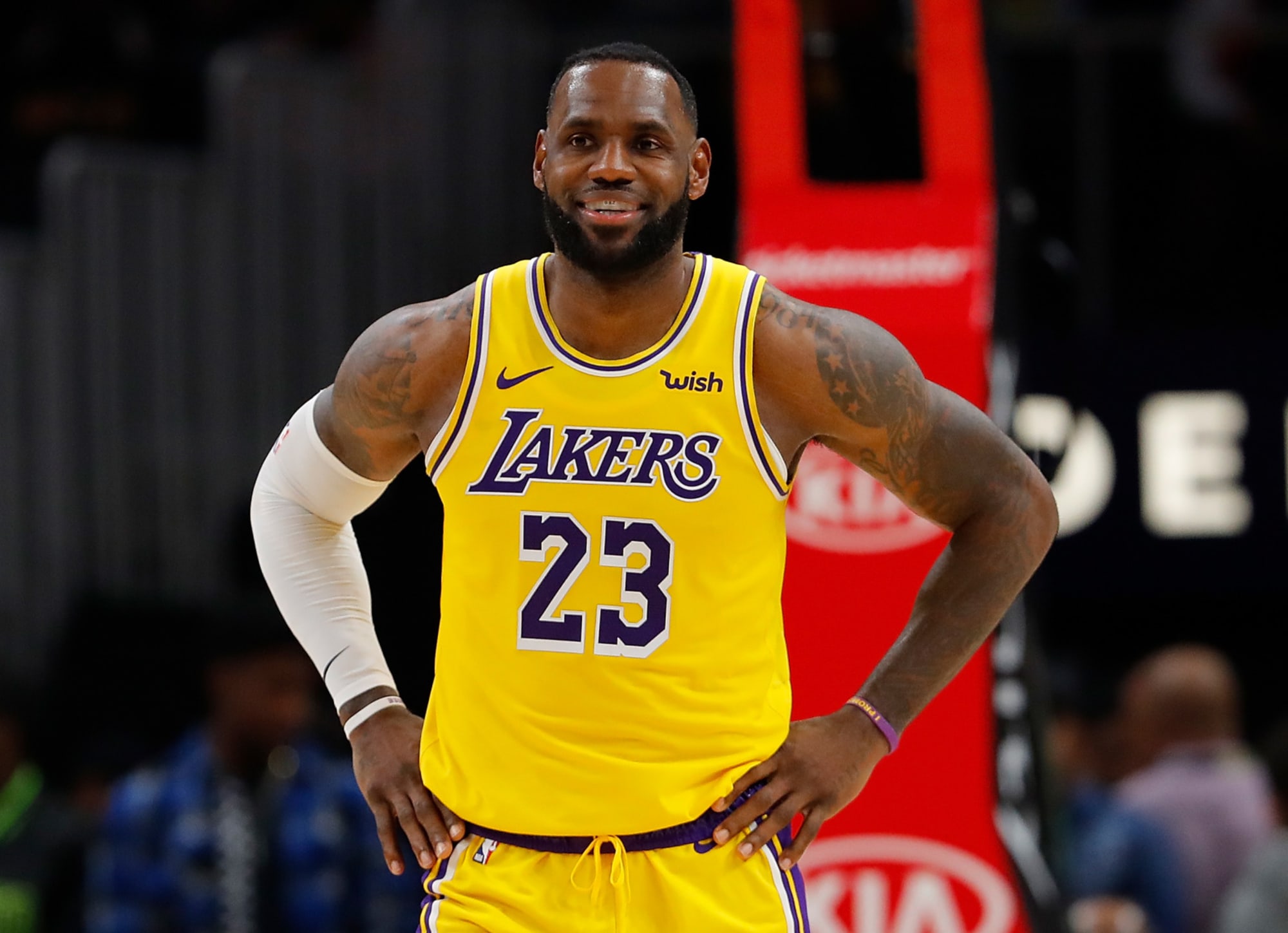 Footaction on X: And the first @KingJames @Lakers jersey goes to