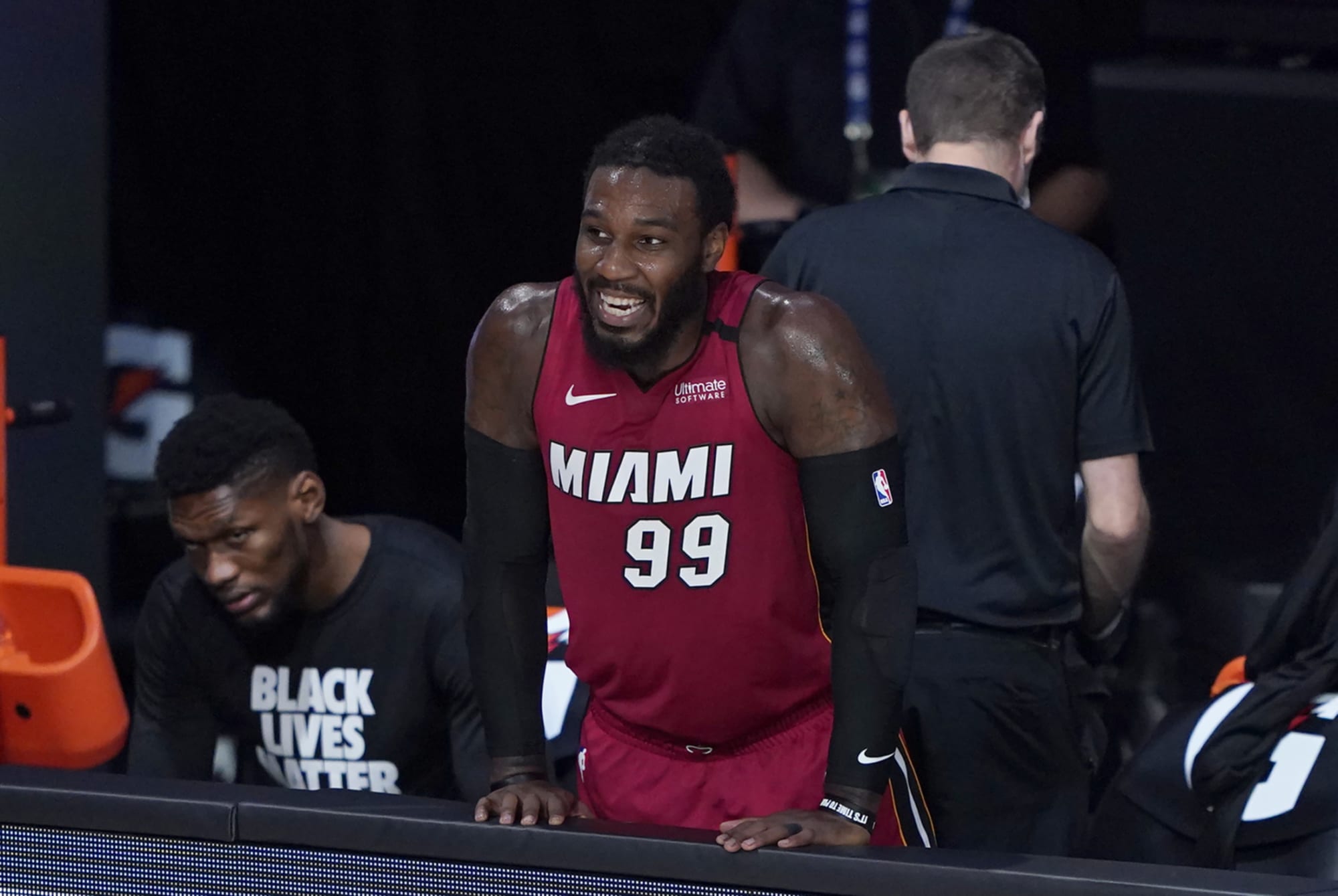 ESPN on X: The Miami Heat's new jersey/court combo is something