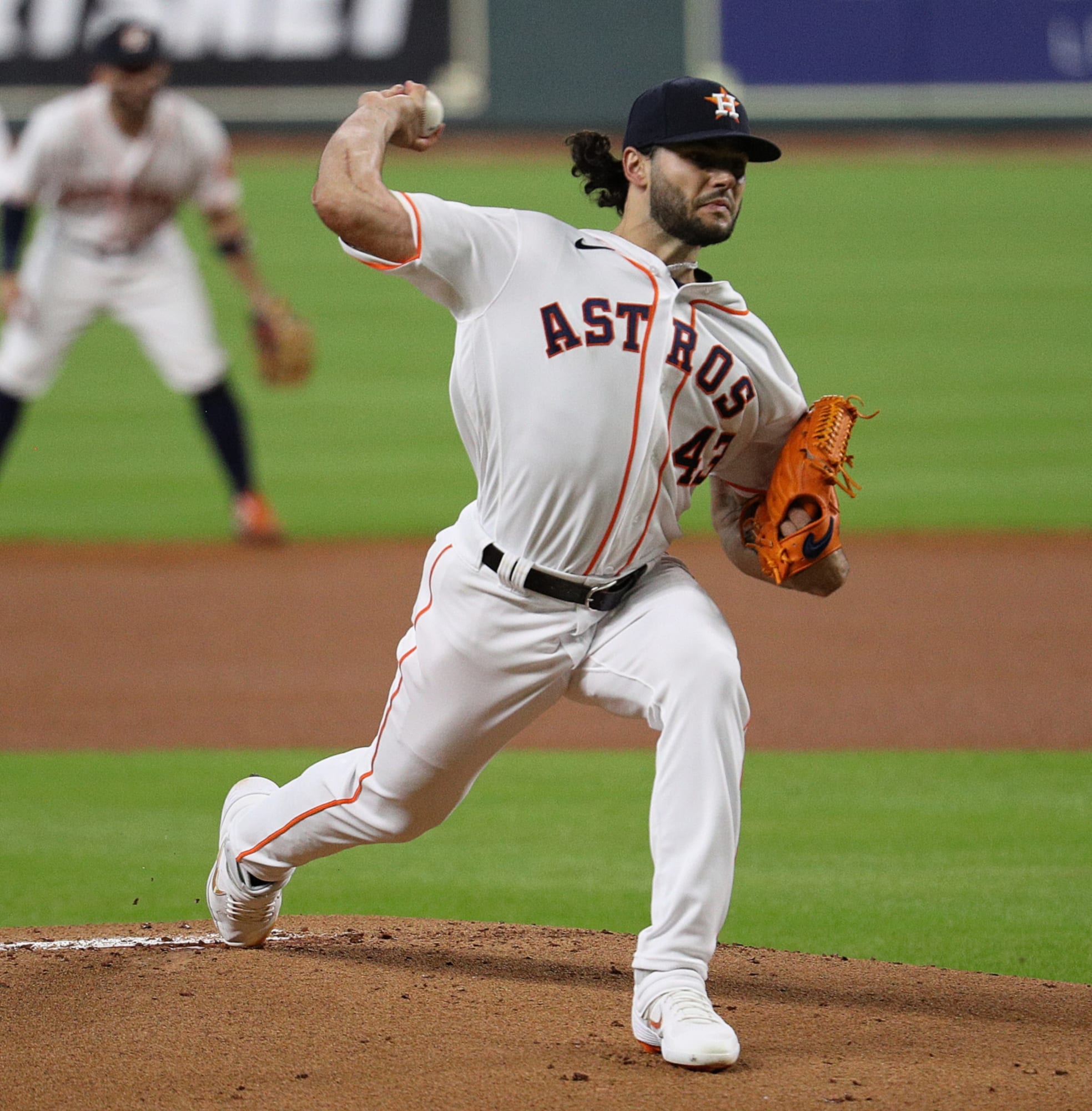 Lance McCullers Jr Spring Training Presser, Lance McCullers Jr. spoke  about his improved velocity and his readiness for the 2021 season., By  Houston Astros Highlights