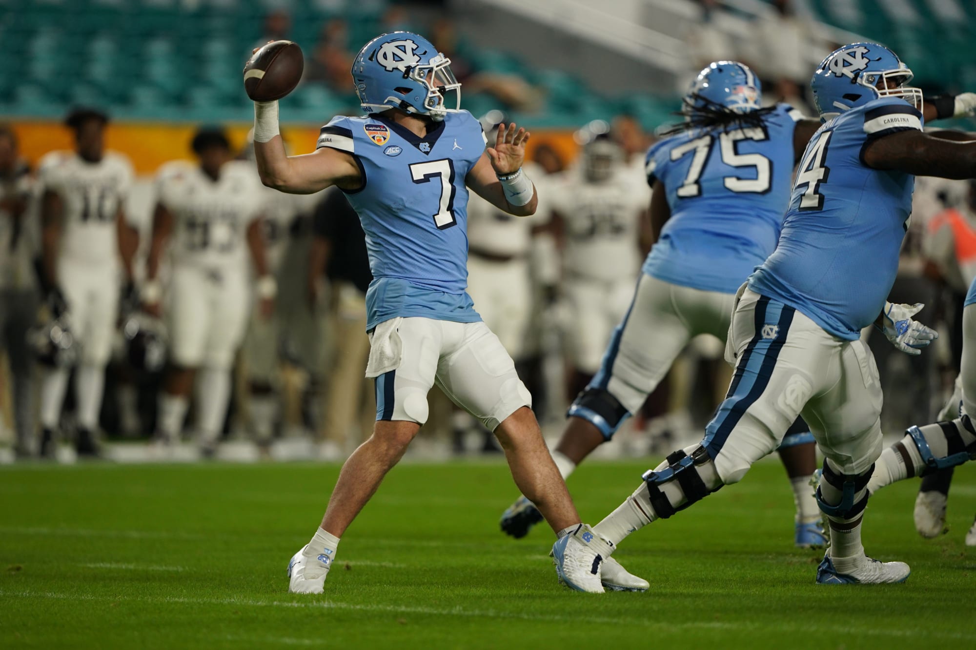 Sam Howell breaks ACC passing touchdown record