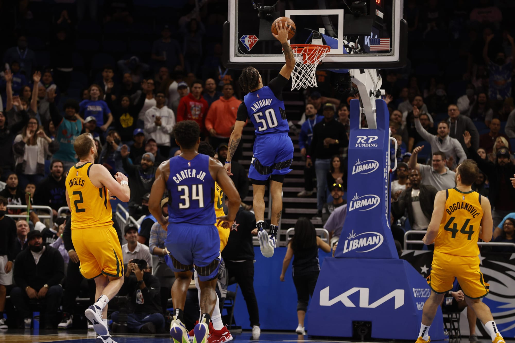 NBA: Cole Anthony, primer apuntado al Slam Dunk Contest