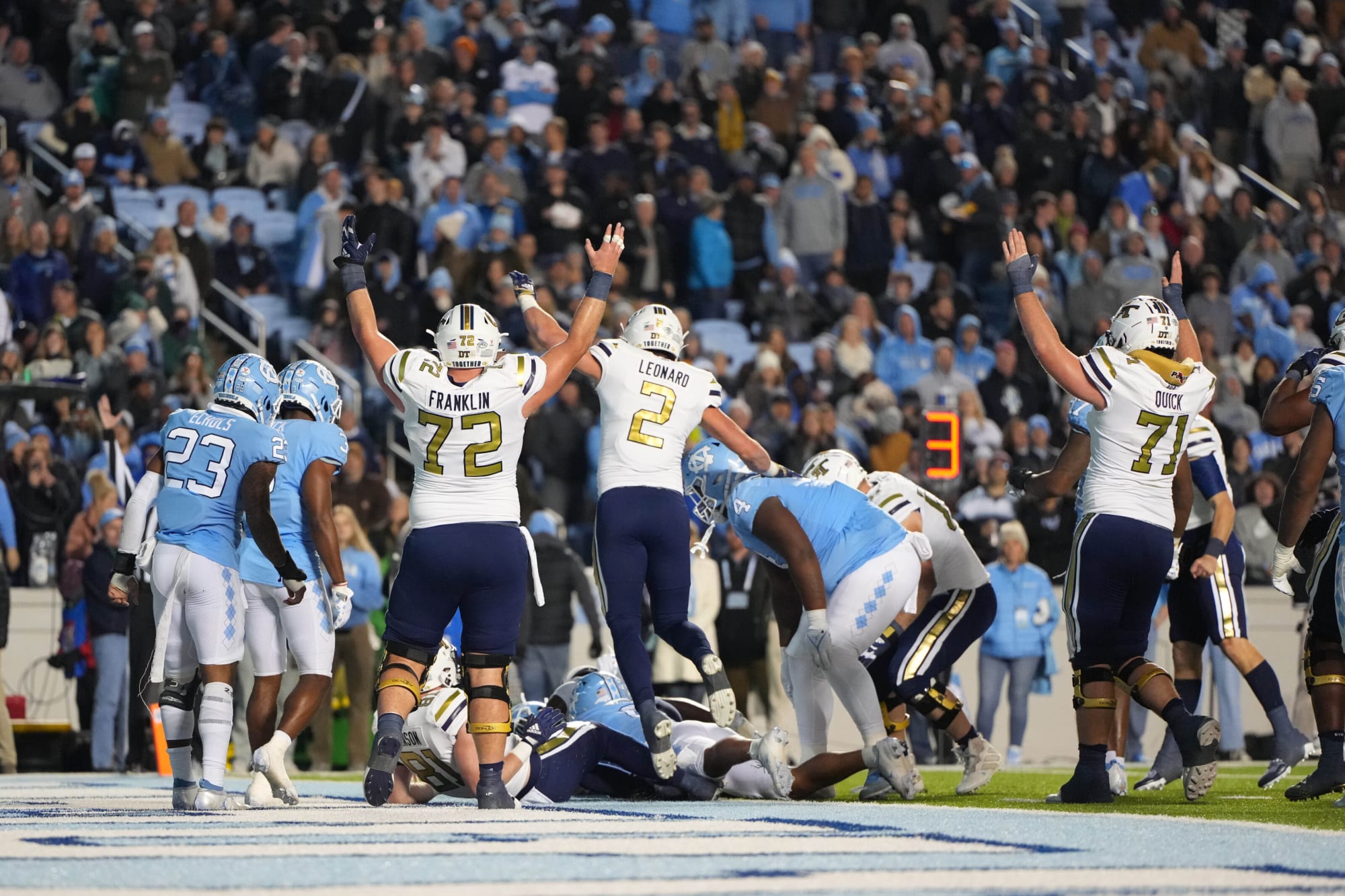 UNC Football Drops in Latest College Football Playoff Rankings