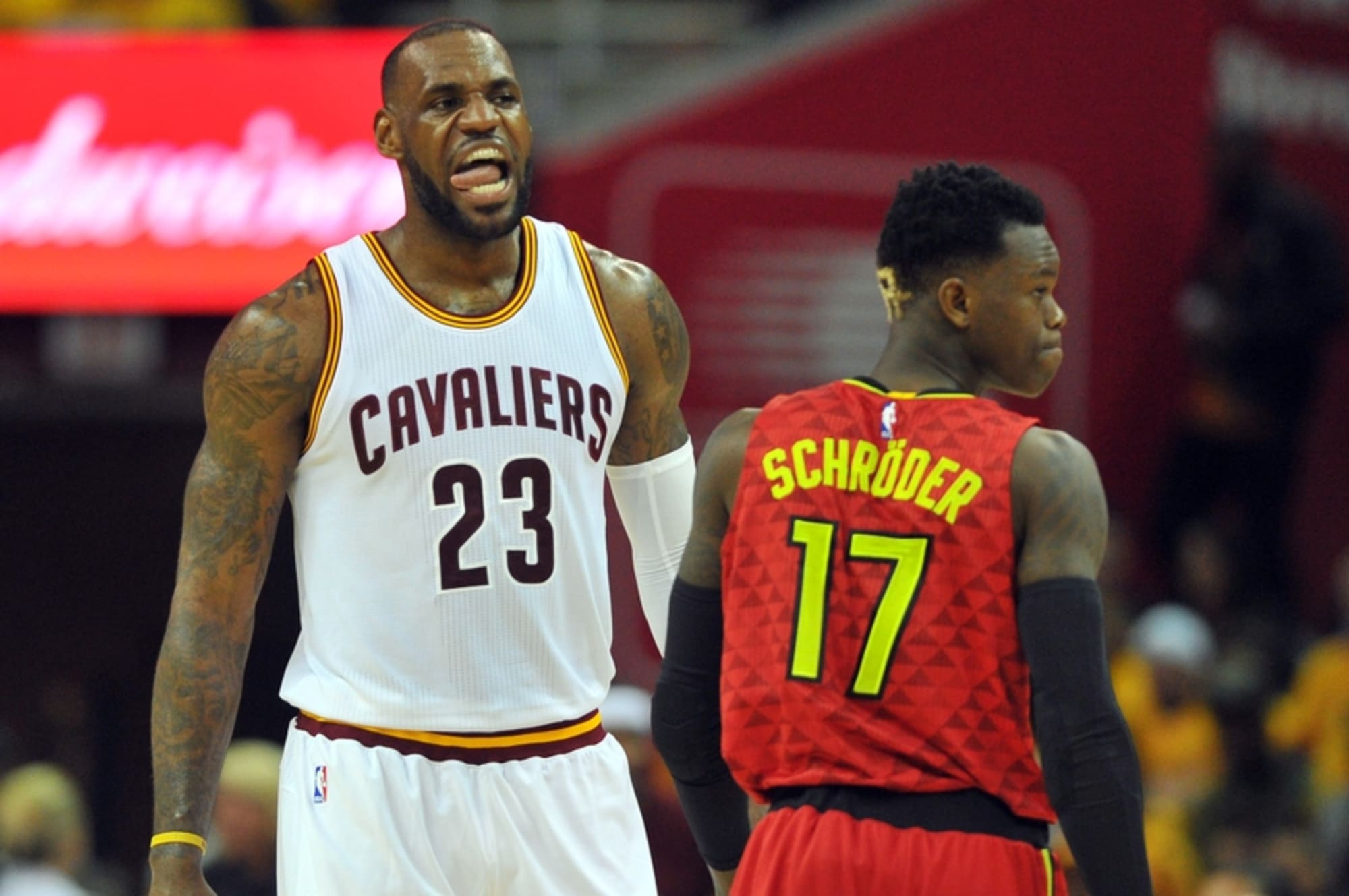 Dennis Schroder sells out epic LeBron James play-in game t-shirts