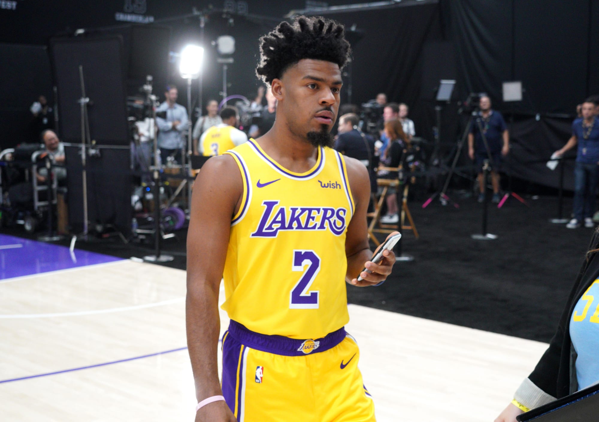 Column: Laker Quinn Cook returns to roots for Showtime project - Los  Angeles Times