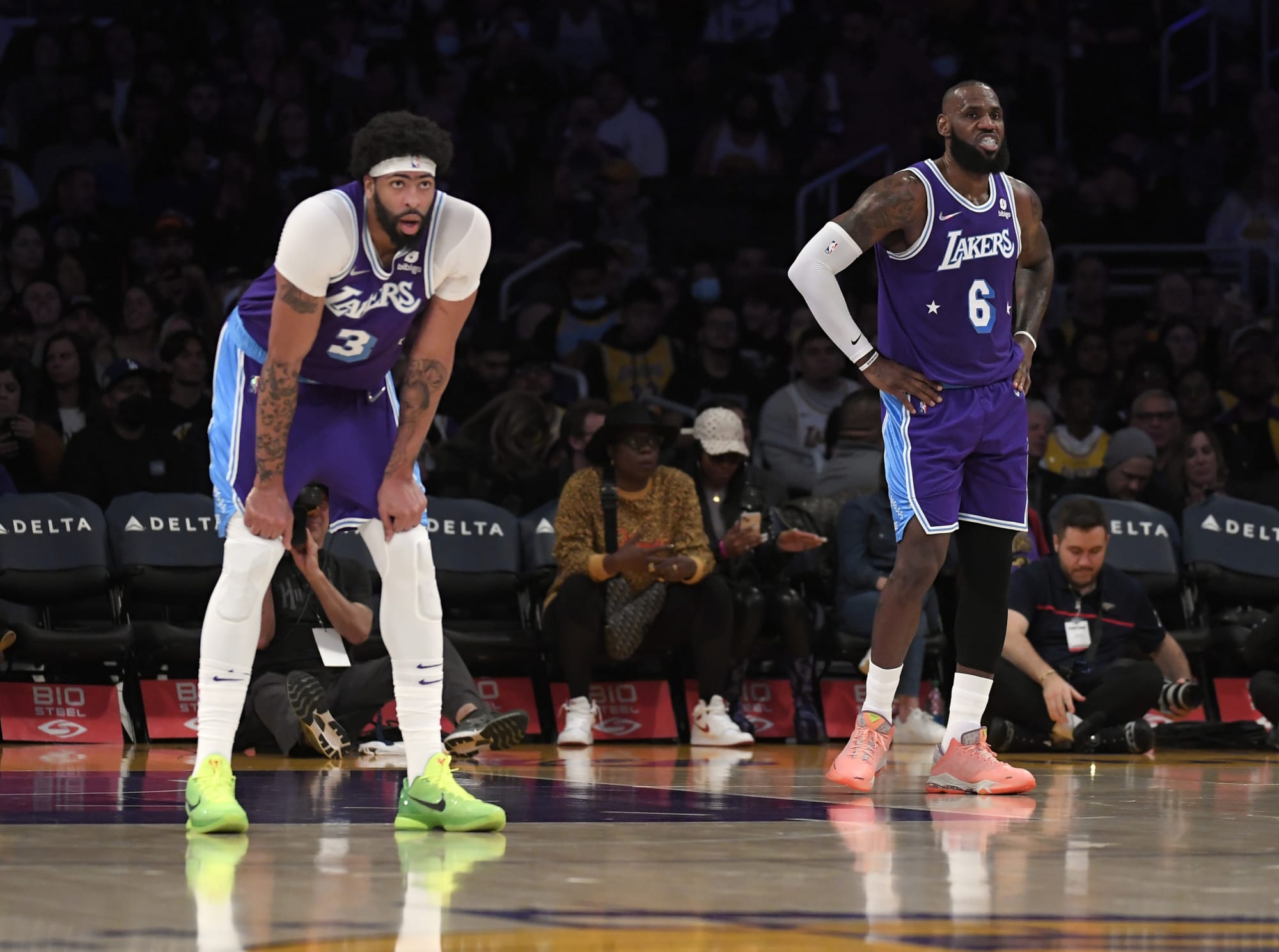 Lakers’ current projected closing lineup is sickening