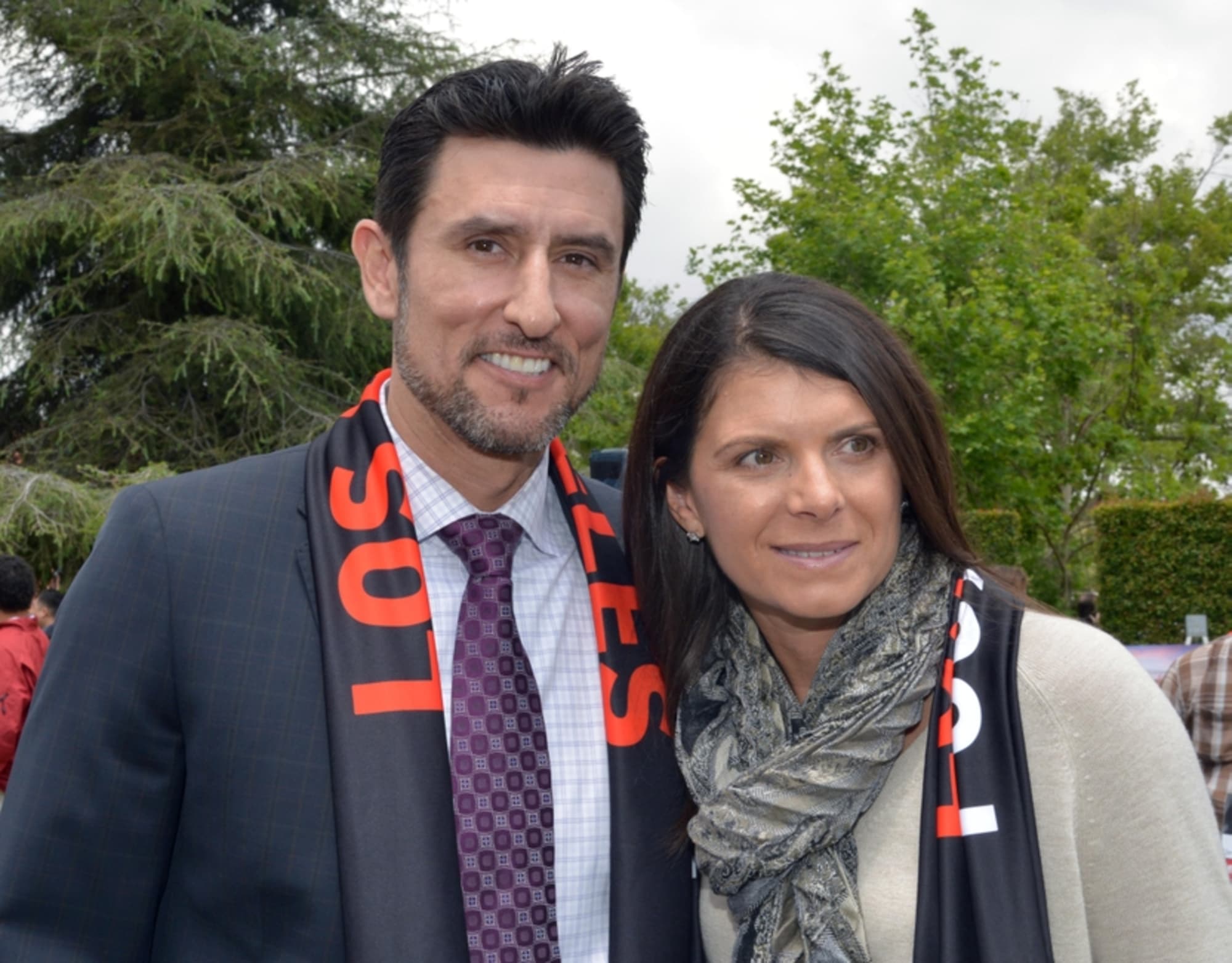 ESPN FC on X: Checking in with @LAFC Co-owners Mia Hamm and Nomar  Garciaparra. #SEAvLAFC  / X