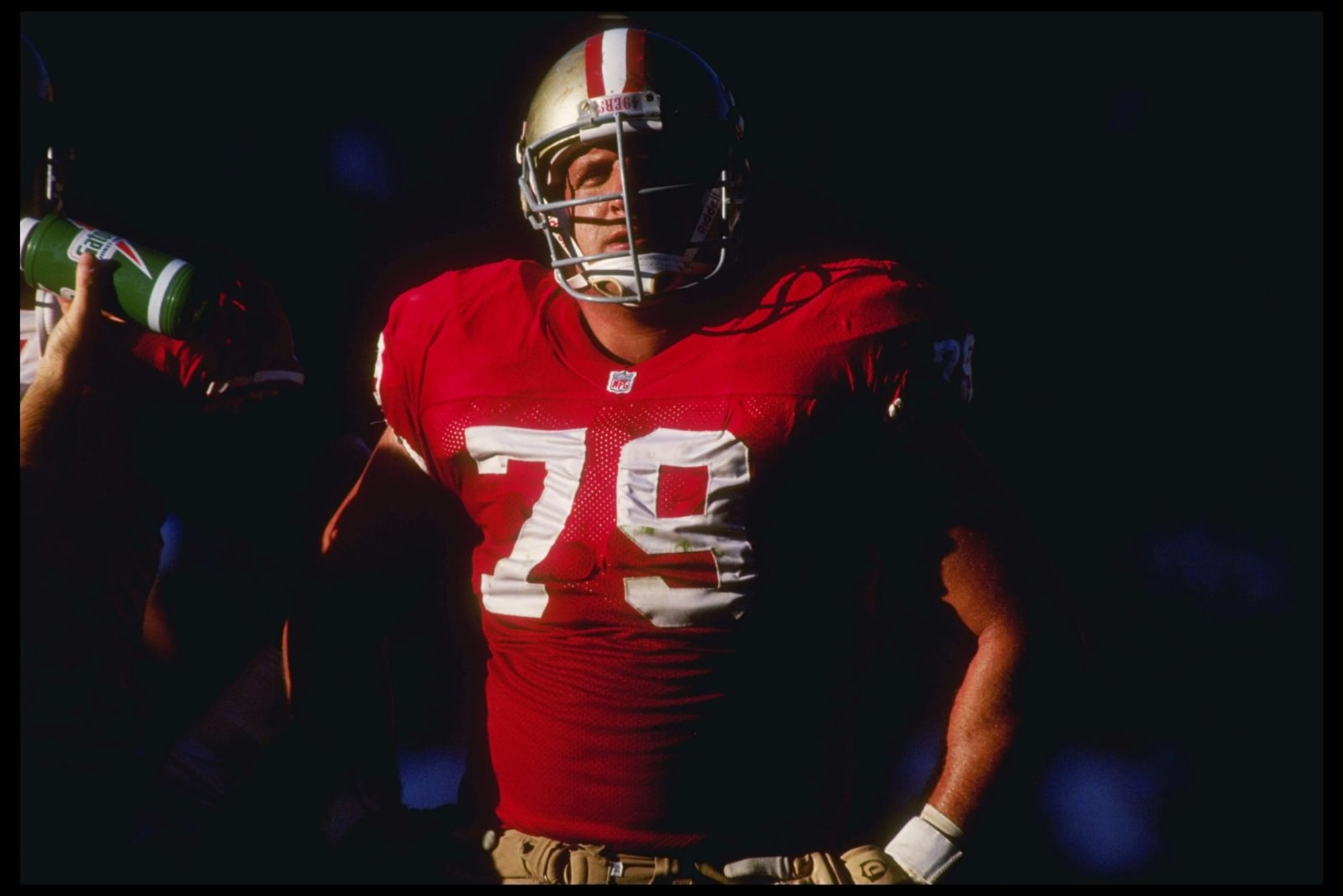 College Football Hall of Fame inductee Harris Barton was exceptional with San Francisco 49ers