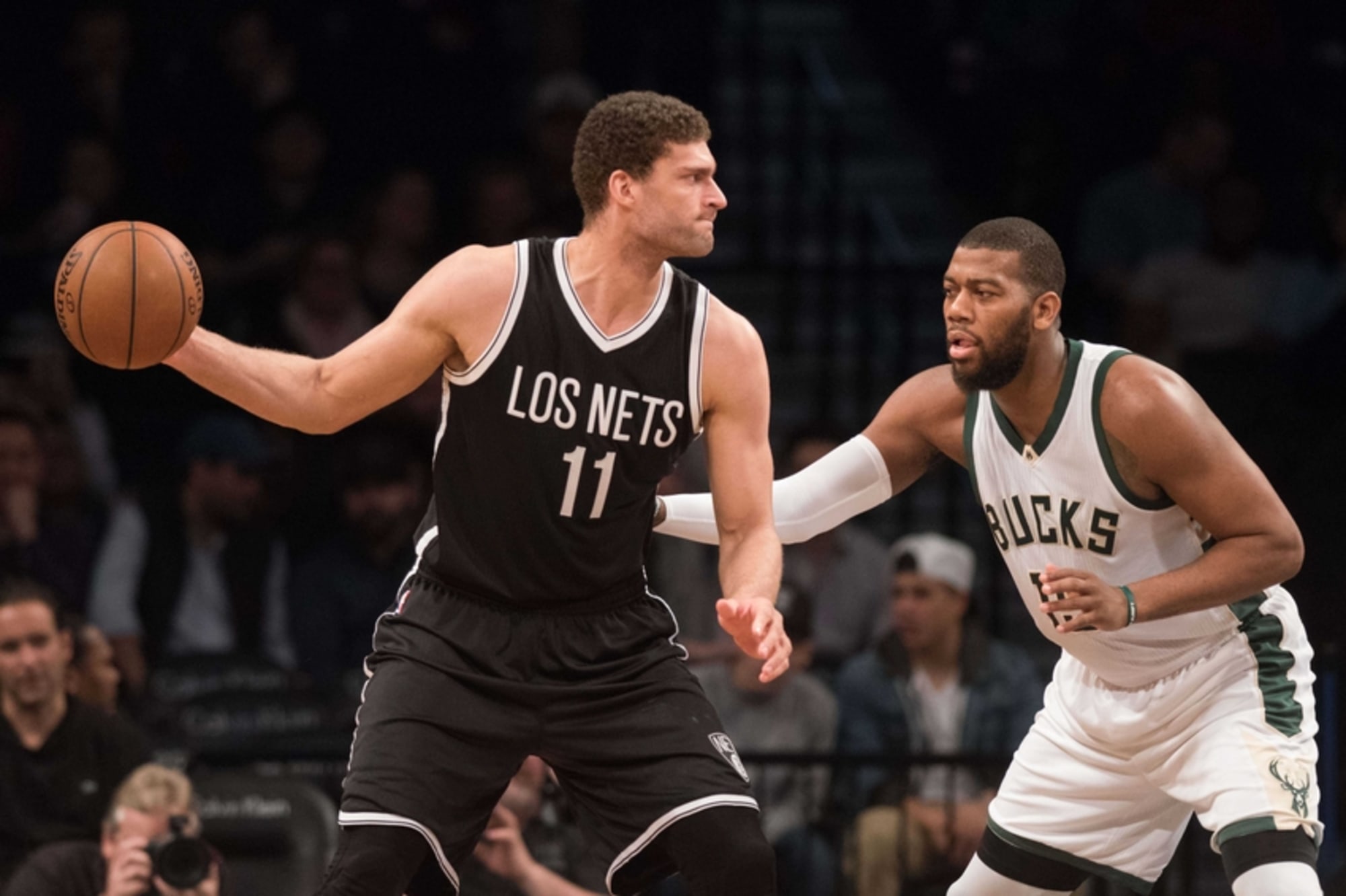 Bucks like what they're getting from center Brook Lopez