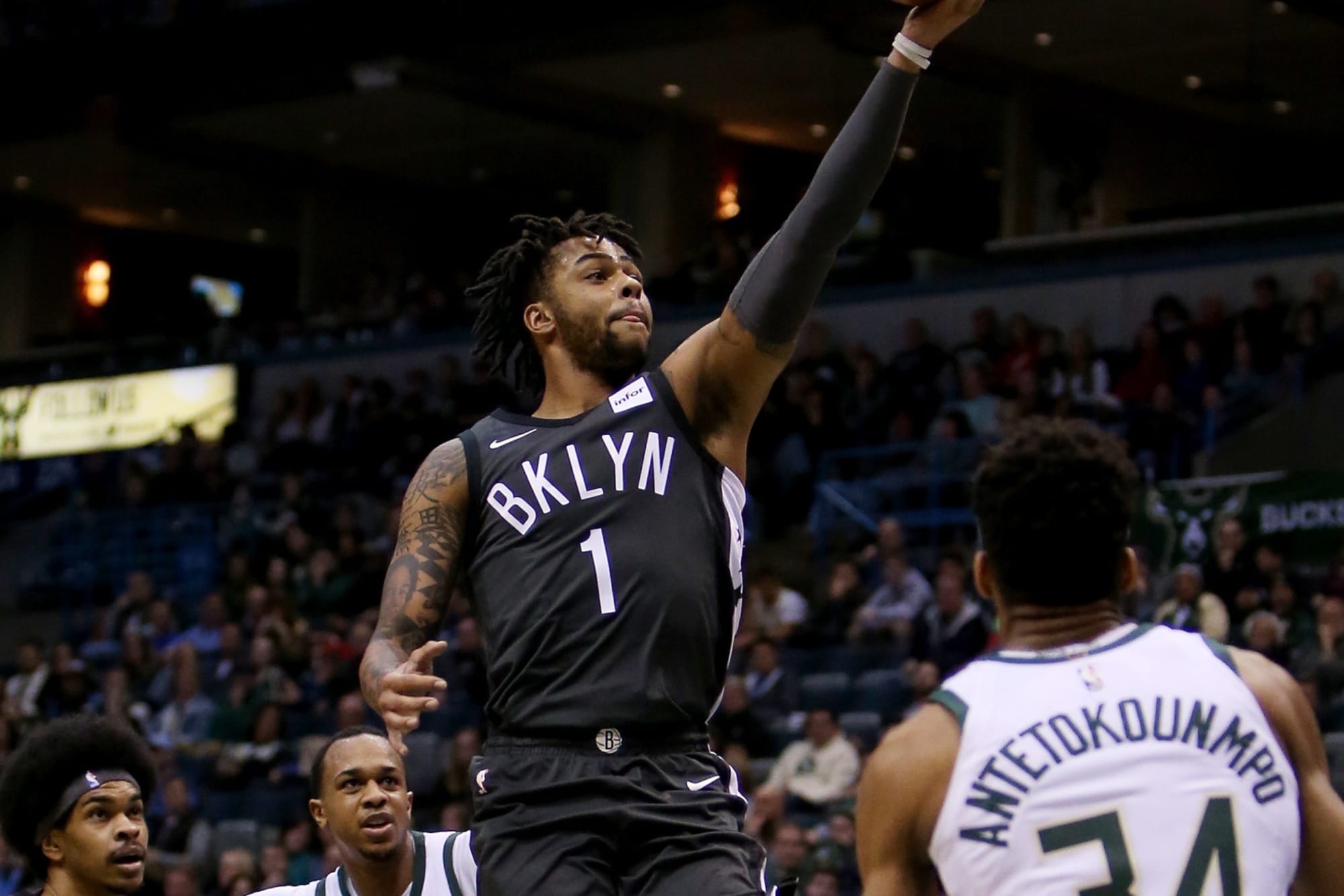 Brooklyn Nets All-Star D'Angelo Russell to Team Giannis