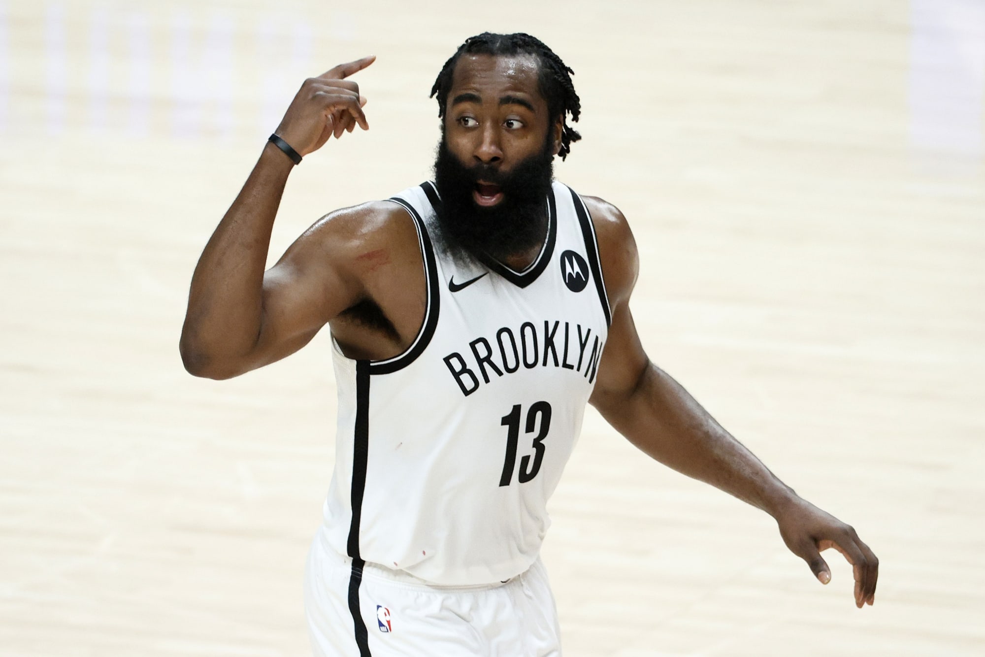 James Harden Got RIPPED By Twitter After Wearing What Looked Like Baseball  Pajamas To Tonight's Game - BroBible