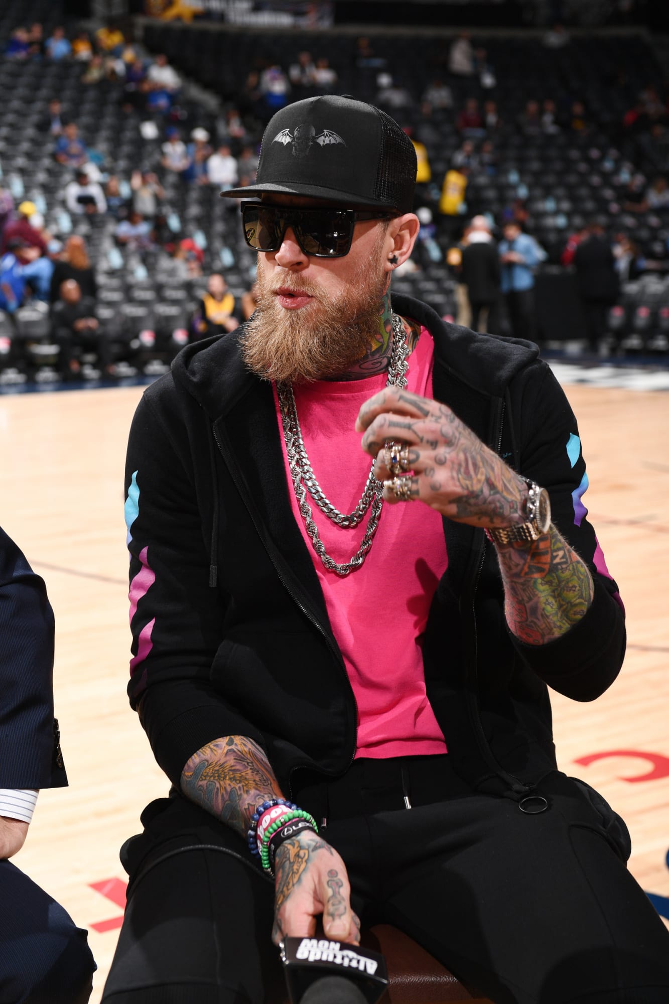 Chris Andersen honored by the Denver Nuggets on a Skyline Night