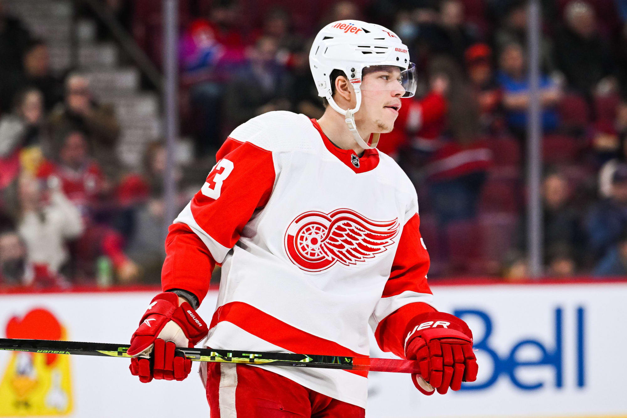 He wants the pressure': Lucas Raymond is built for the Red Wings