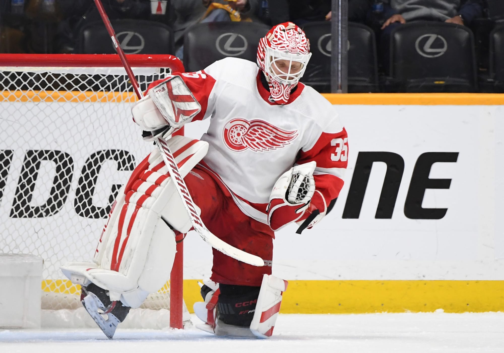Ville Husso on going into the season as Detroit Red Wings' No. 1