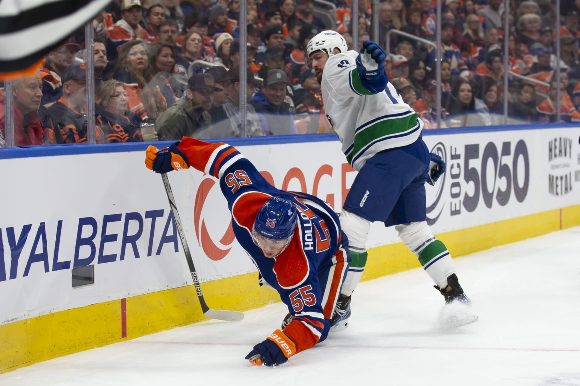 Oilers: Ekholm, Holloway expected to play in rematch with Canucks