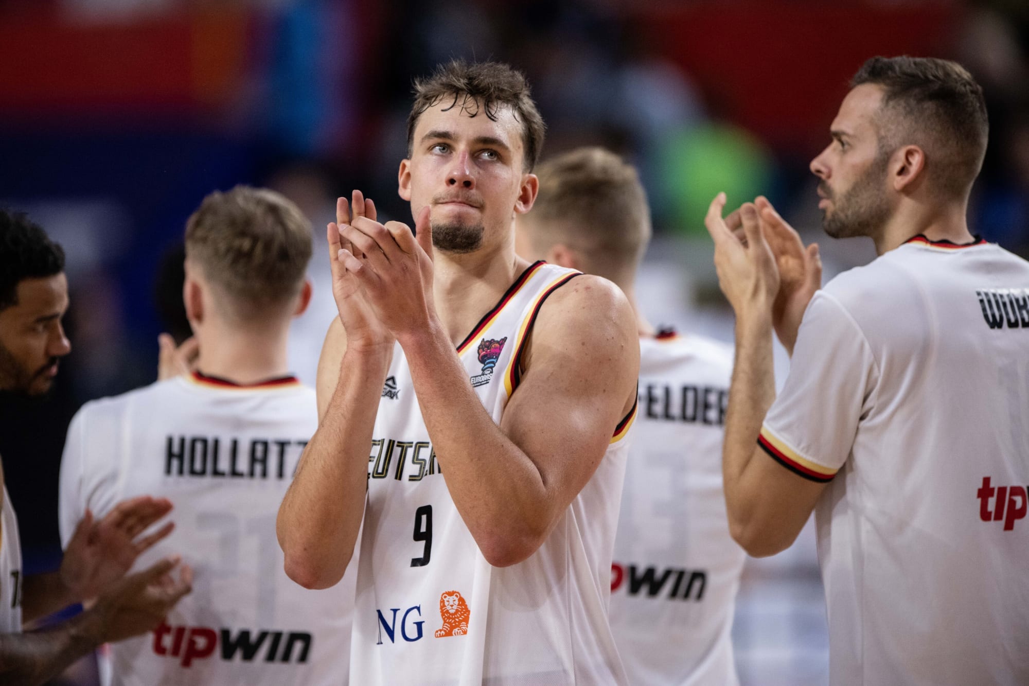 Franz Wagner #9 Team Germany Deutschland Basketball Jersey Stitched