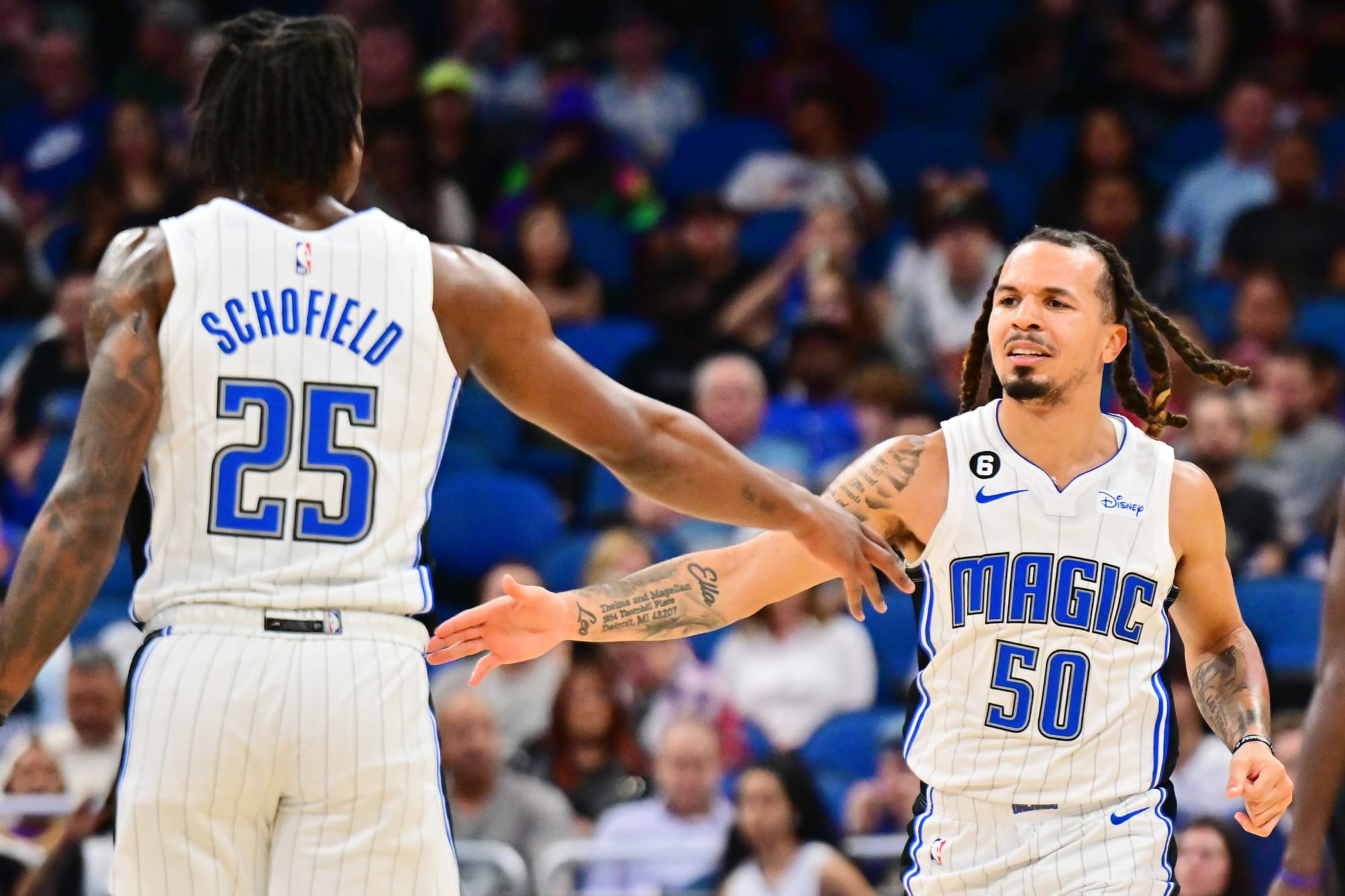 Markelle Fultz and Cole Anthony work to fit in with Orlando Magic