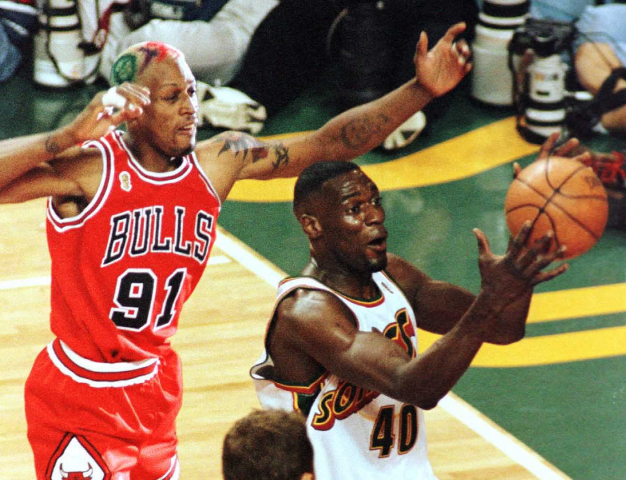 Authentic Rodman Pistons NBA Trikot Basketball Jersey Jordan Bulls Pro Cut  Game