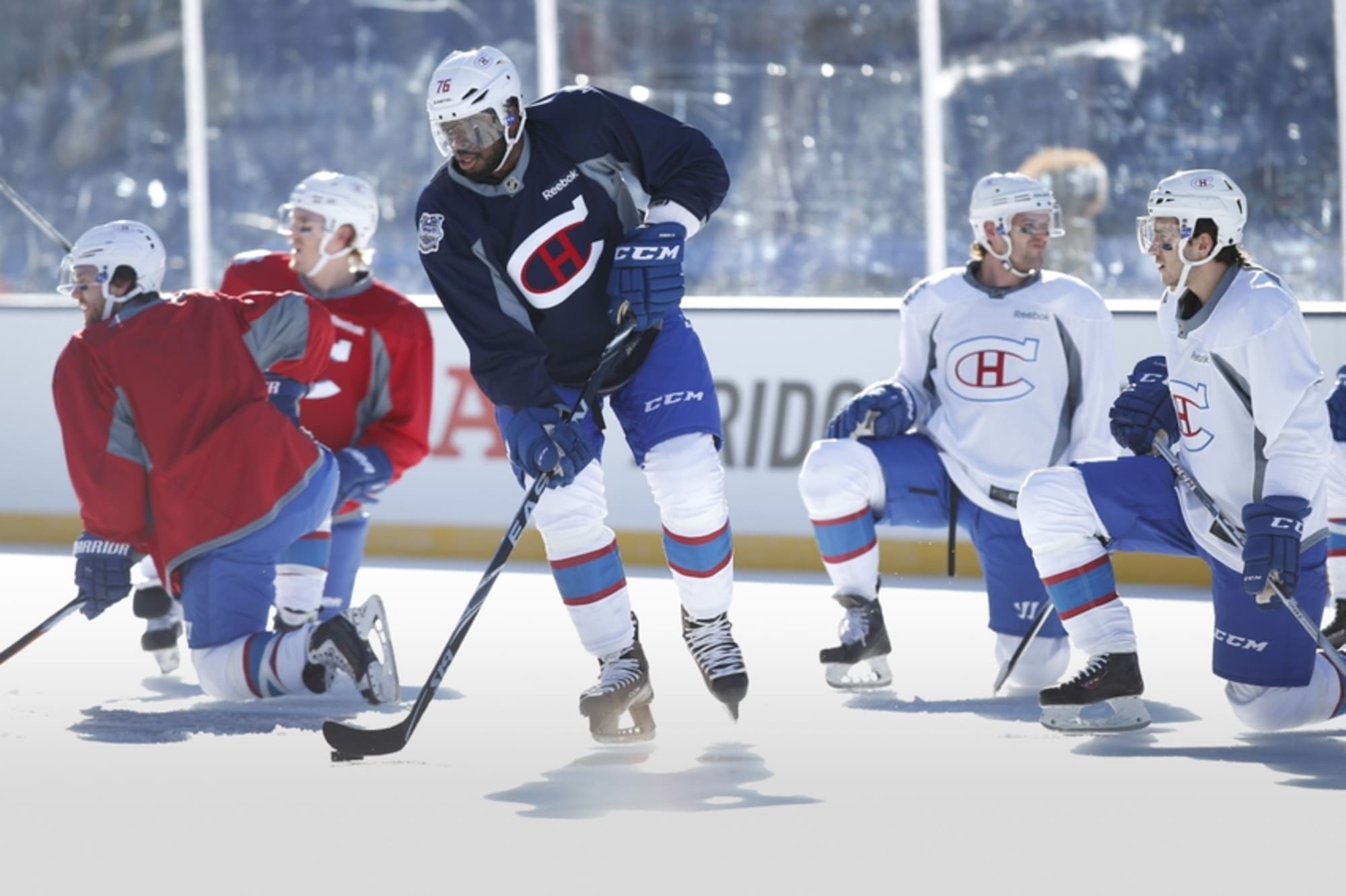 NHL: Winter Classic-Practice
