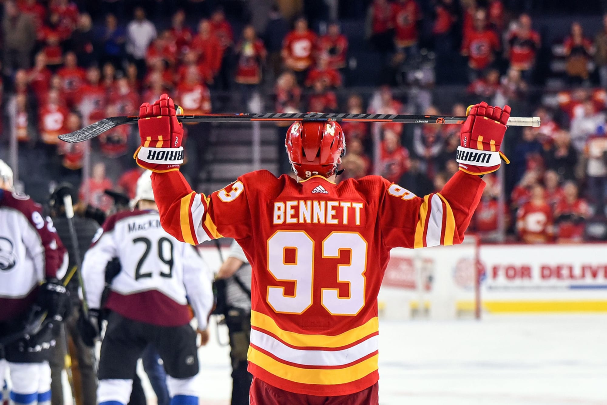 Sam Bennett Autographed L/E Calgary Flames Jersey
