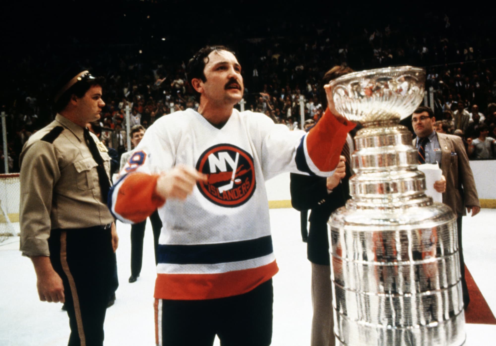 Vintage New York Islanders Stanley Cup Champions Editorial Image