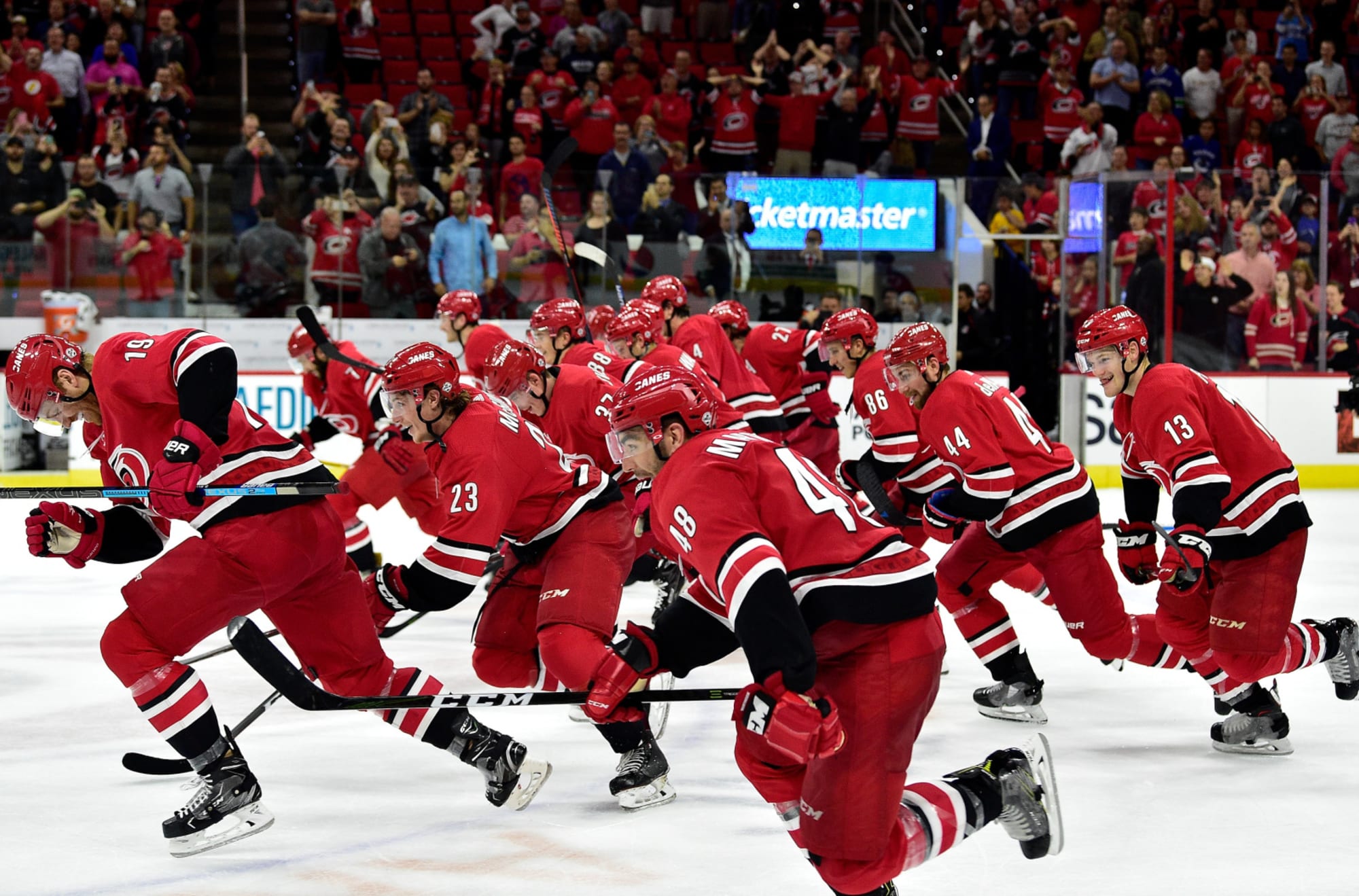 NHL: Carolina Hurricanes latest celebration is March Madness on ice