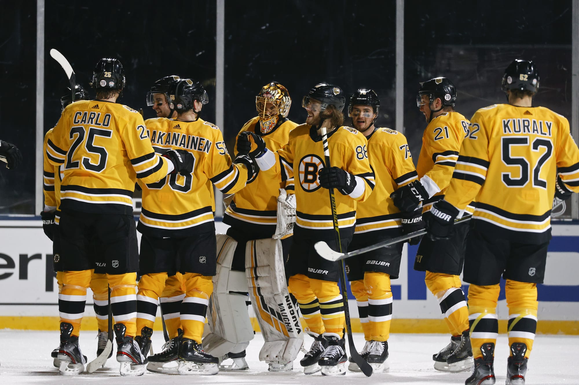 Pastrnak's 3 goals lead Bruins past Flyers 7-3 at Lake Tahoe