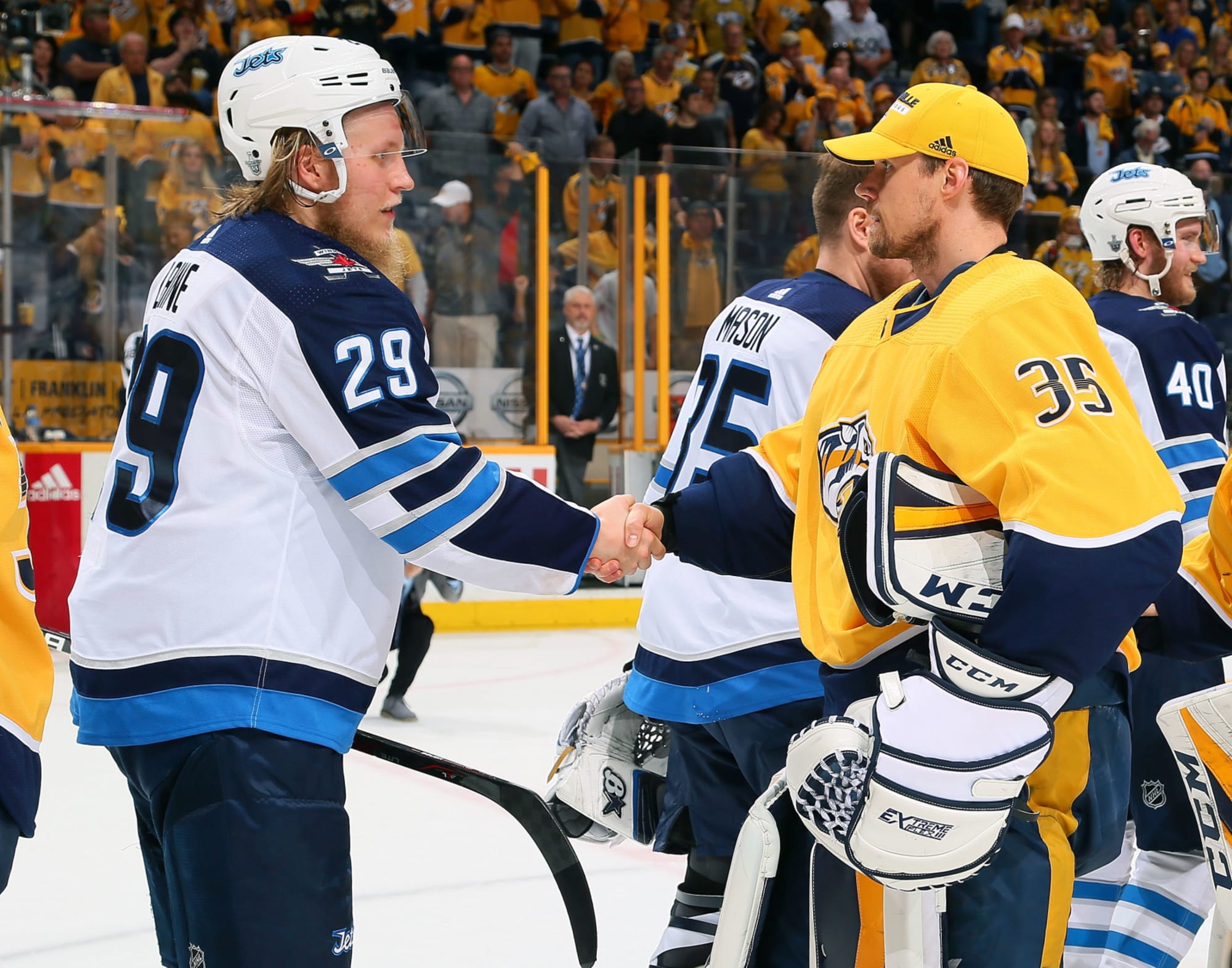 Nashville-Winnipeg game 7: Pekka Rinne pulled in first period for