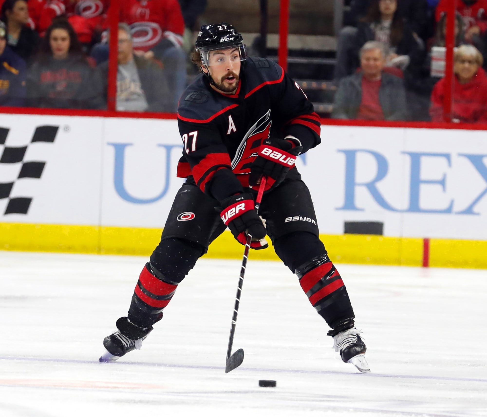 Blues acquire Justin Faulk from Hurricanes, sign him to seven-year extension