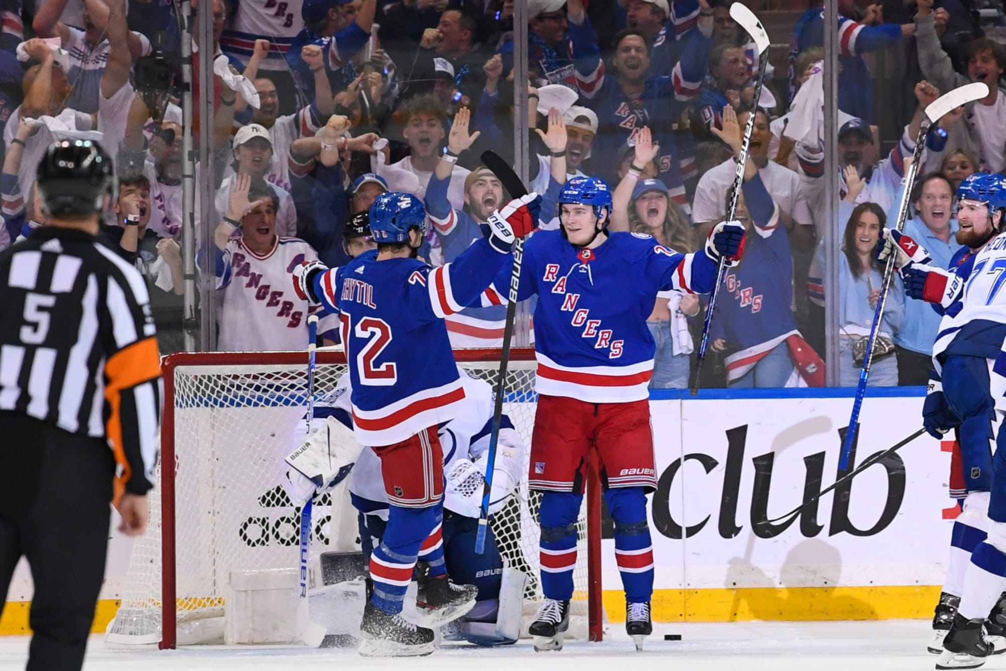 The New York Rangers undergo line changes in hopes of offensive spark
