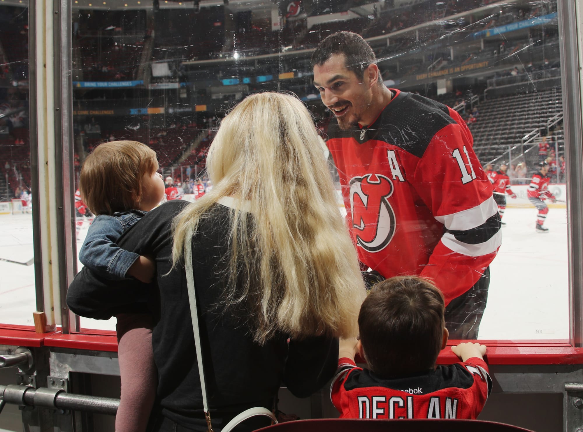 ESPN on X: New Jersey Devils center Brian Boyle had a special