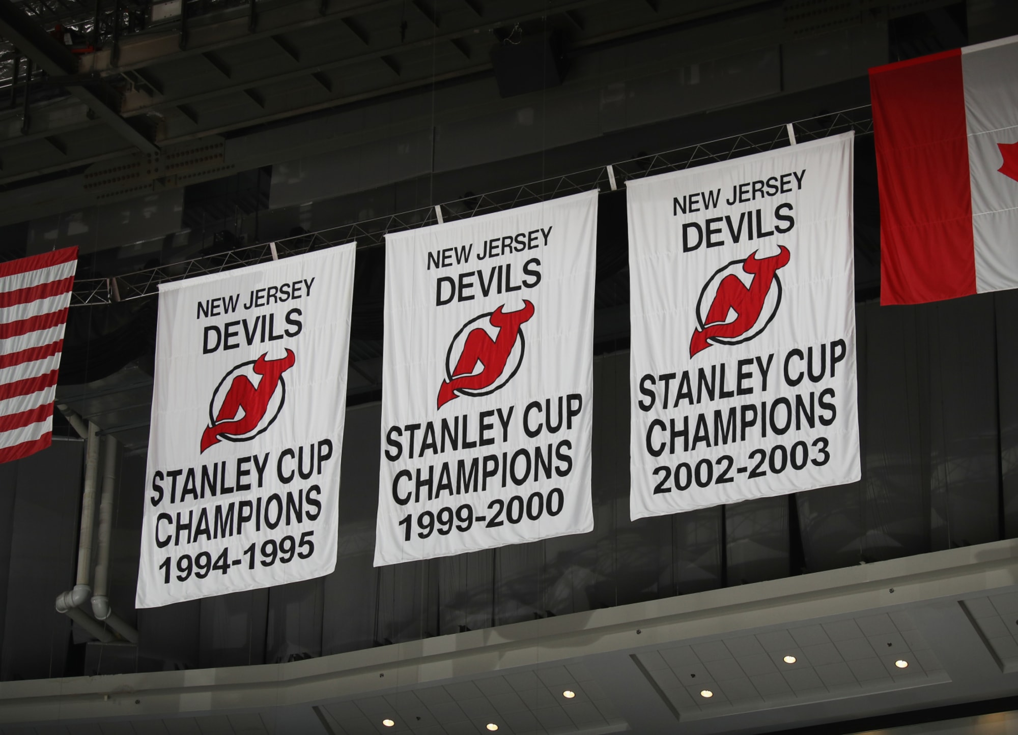 NJ Devils Mini Banner 2002-2003 Stanley Cup Champions SGA