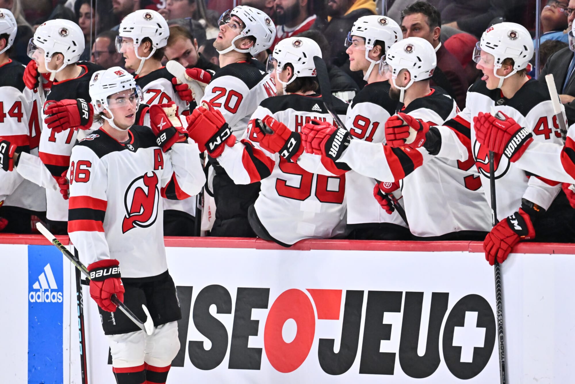 Devils' Jack Hughes plans to work - and eat - his way to big