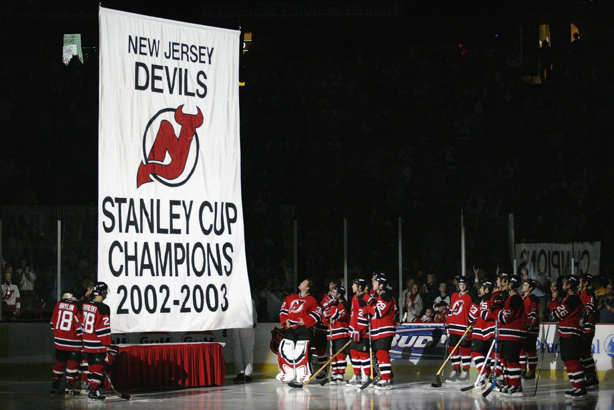 New Jersey Devils NHL Stanley Cup Champions 3 Banners/Flags Set 2' x 3