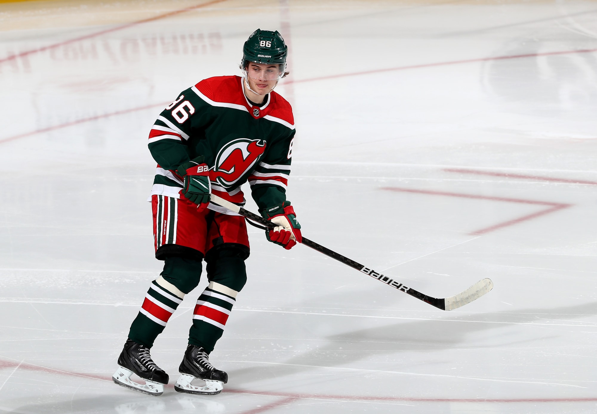 Jack Hughes' 4 points lift Devils to lopsided Game 3 win over Hurricanes