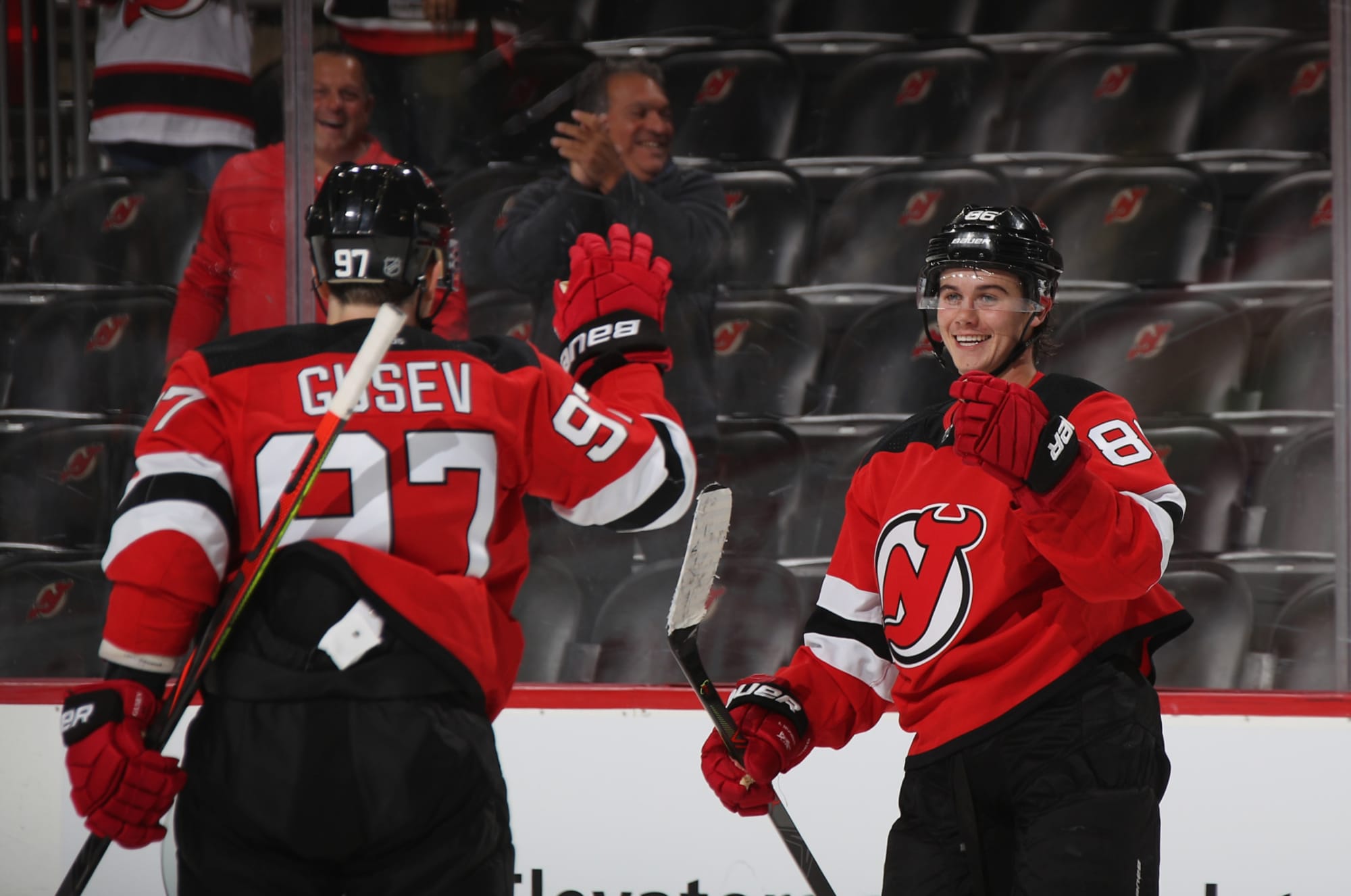 New Jersey Devils Rookies Getting Ready 