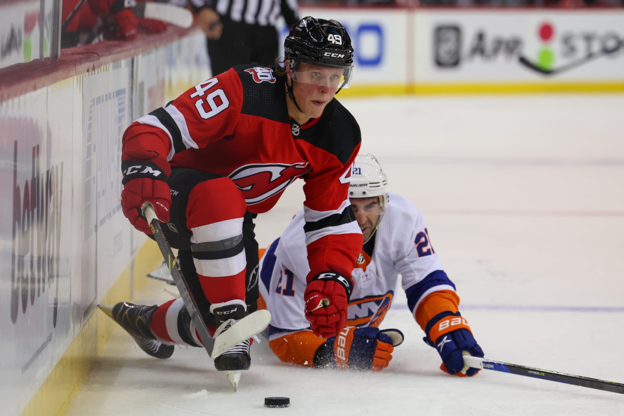 Devils' Fabian Zetterlund hopes to find role in N.J. as roster cuts loom 