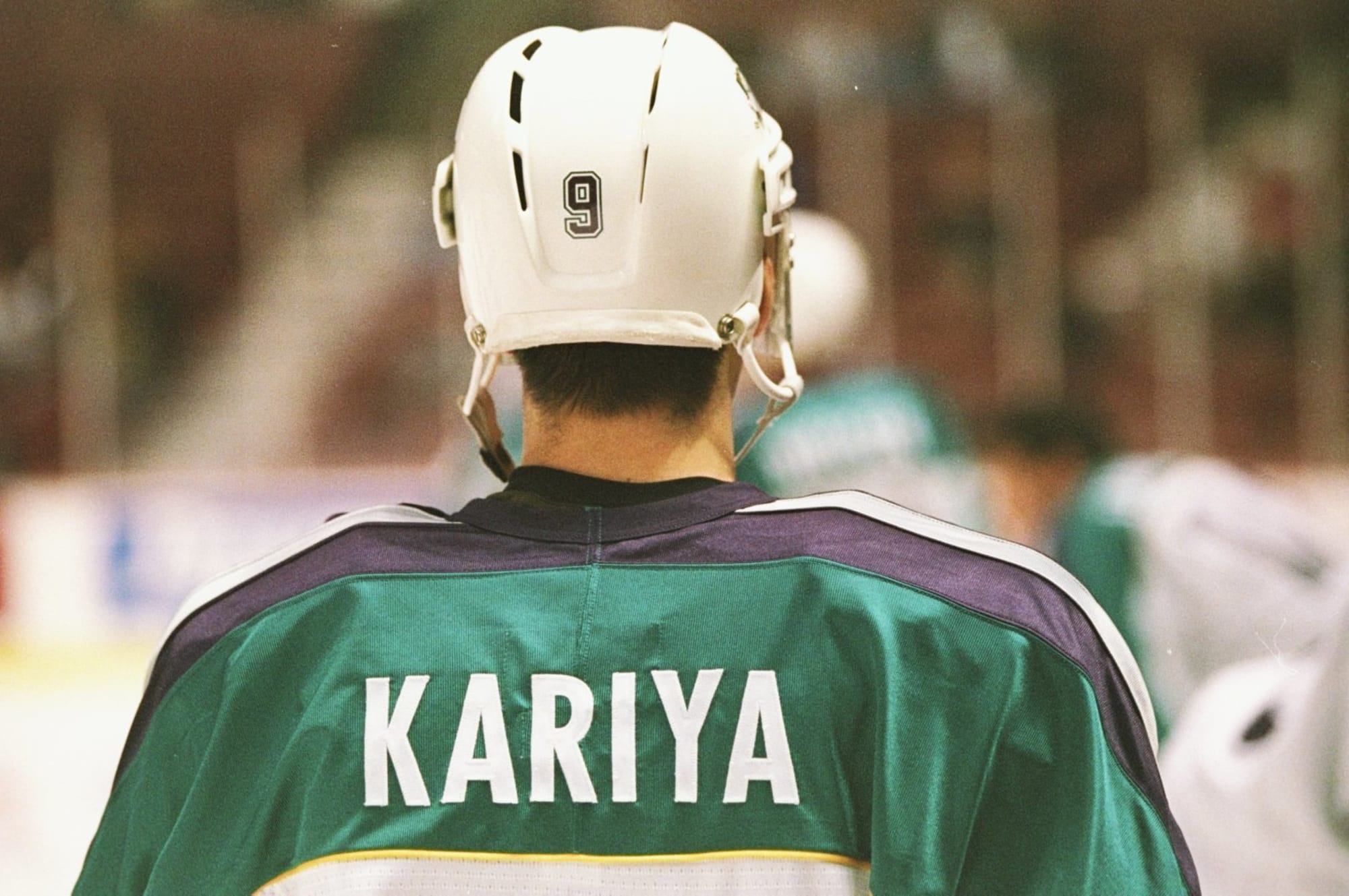 Paul Kariya Jersey  2003 Anaheim Mighty Ducks Throwback Hockey Jersey