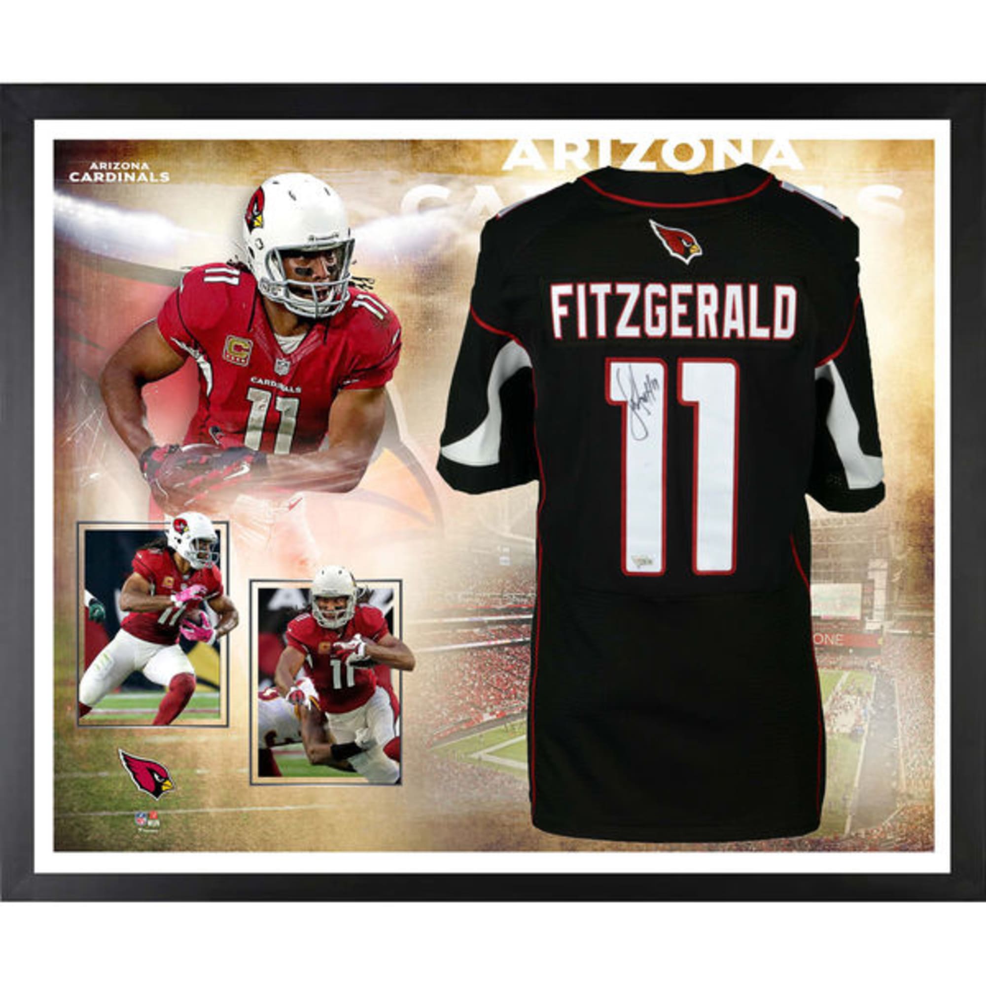 New Larry Fitzgerald Arizona Cardinals Art LE 50 12x18