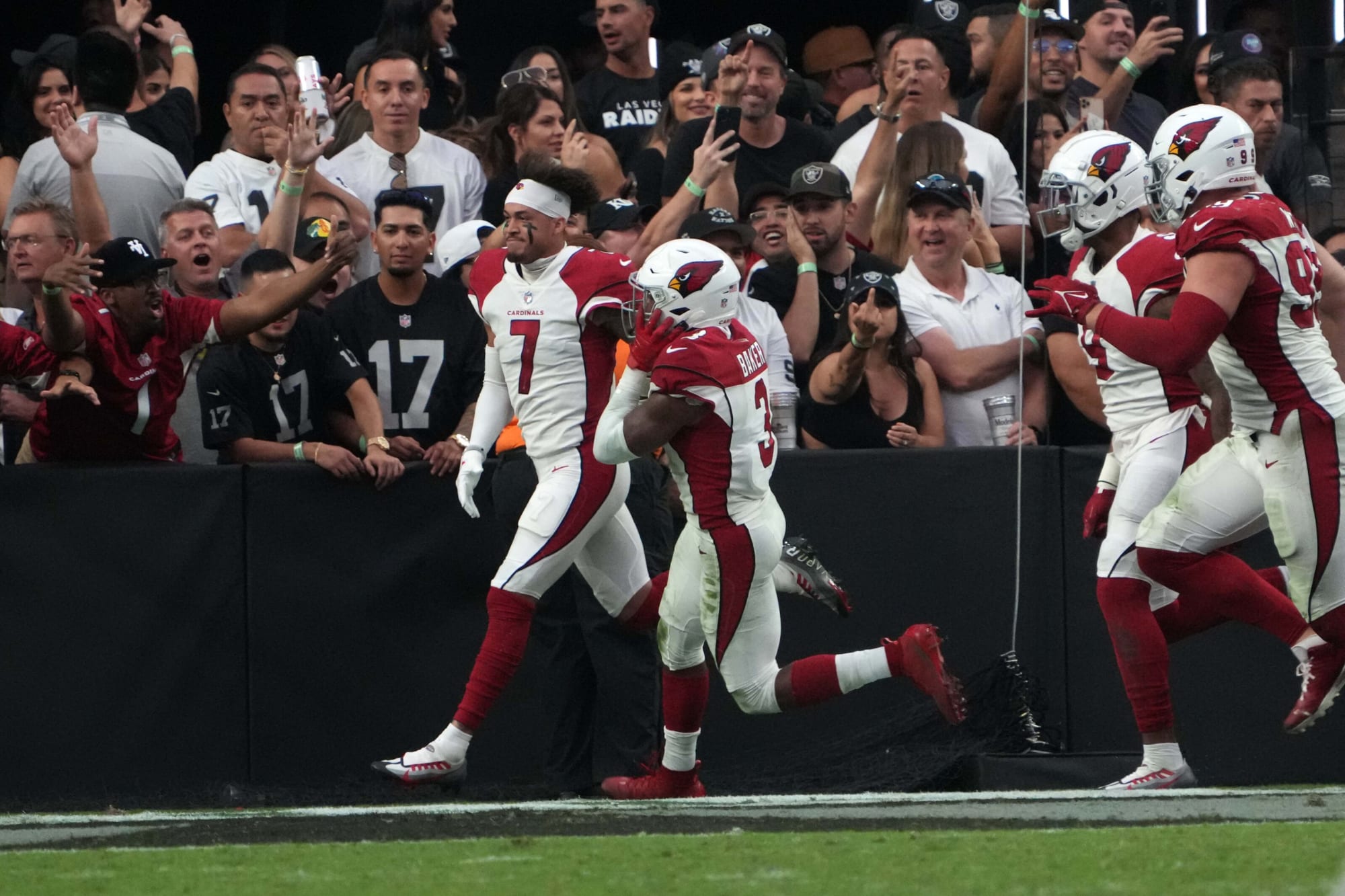 Mind-boggling stats from the Arizona Cardinals vs. Raiders