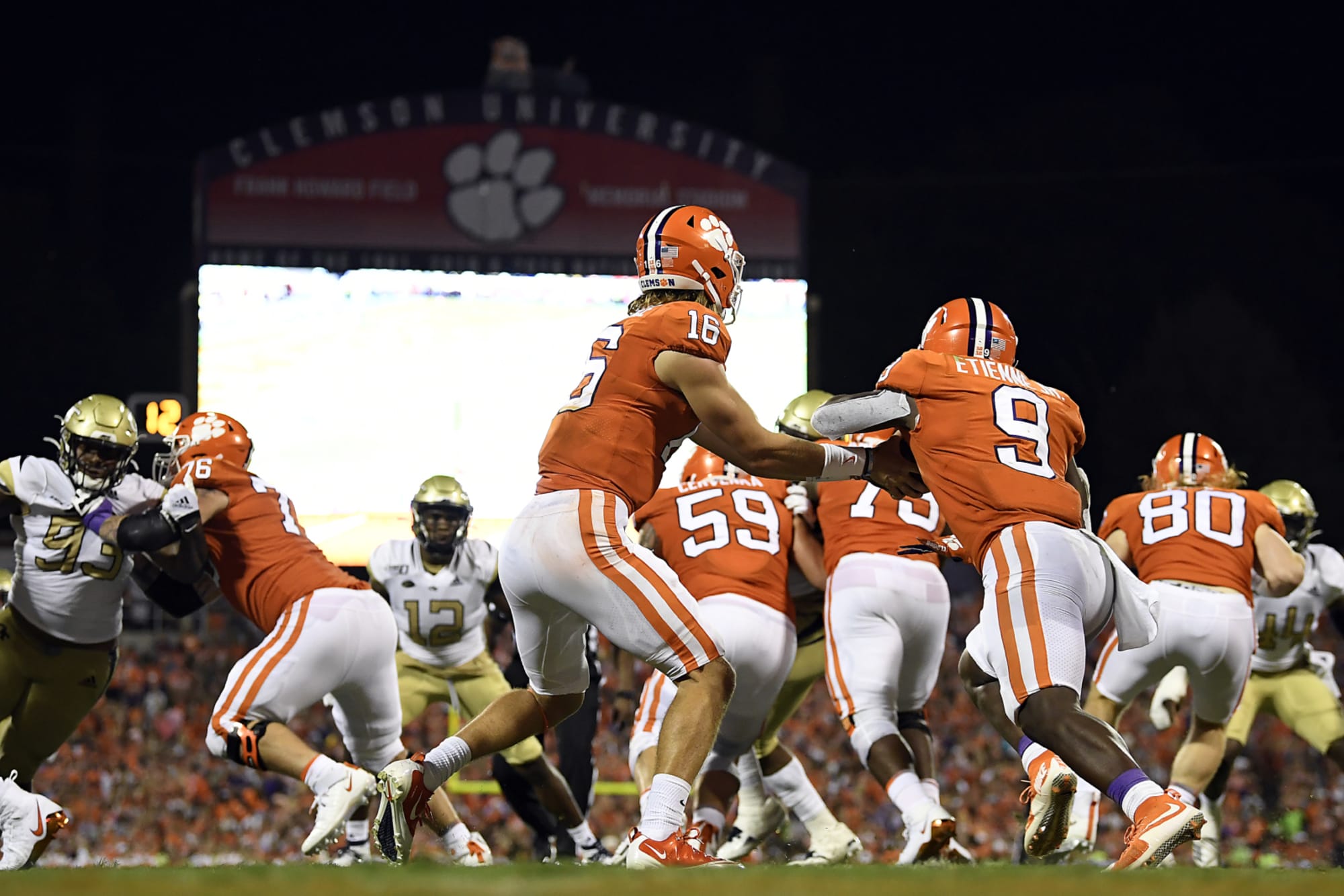 Clemson duo of QB Trevor Lawrence, RB Travis Etienne in line for
