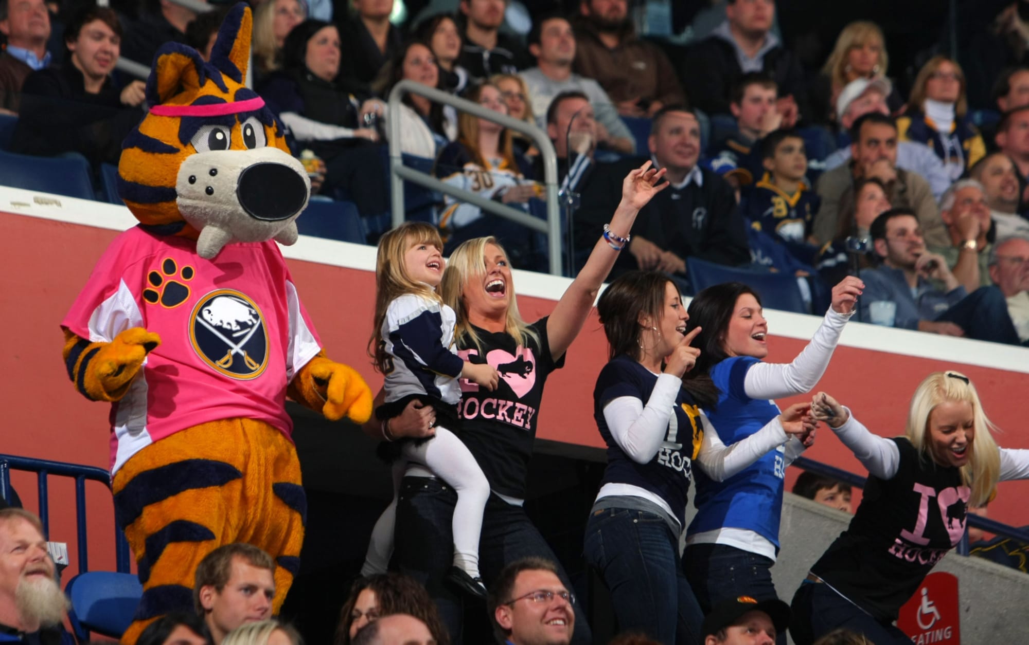 Sabretooth - Buffalo Sabres' mascot  Mascot, Buffalo sabres, Hometown pride