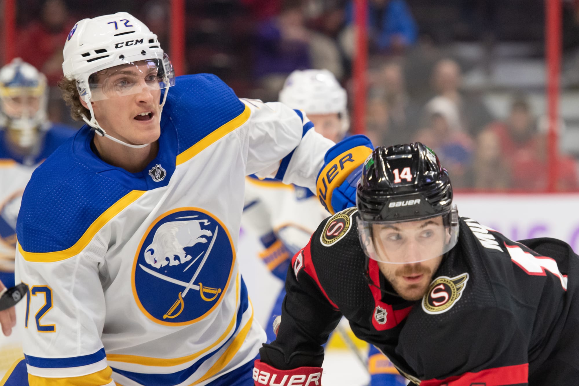 Tage Thompson, a forward who can 'help us reach even greater heights,'  secures long-term deal from rebuilding Buffalo Sabres - ESPN