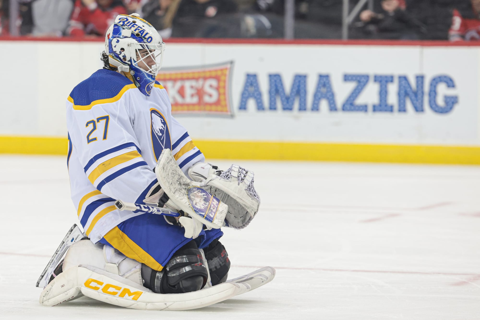Which Buffalo Sabres goalies have posted 90-plus save percentage