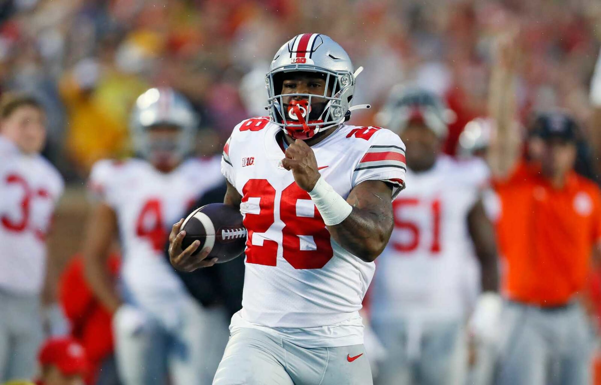 Ohio State running back Miyan Williams of Winton Woods ready to roll