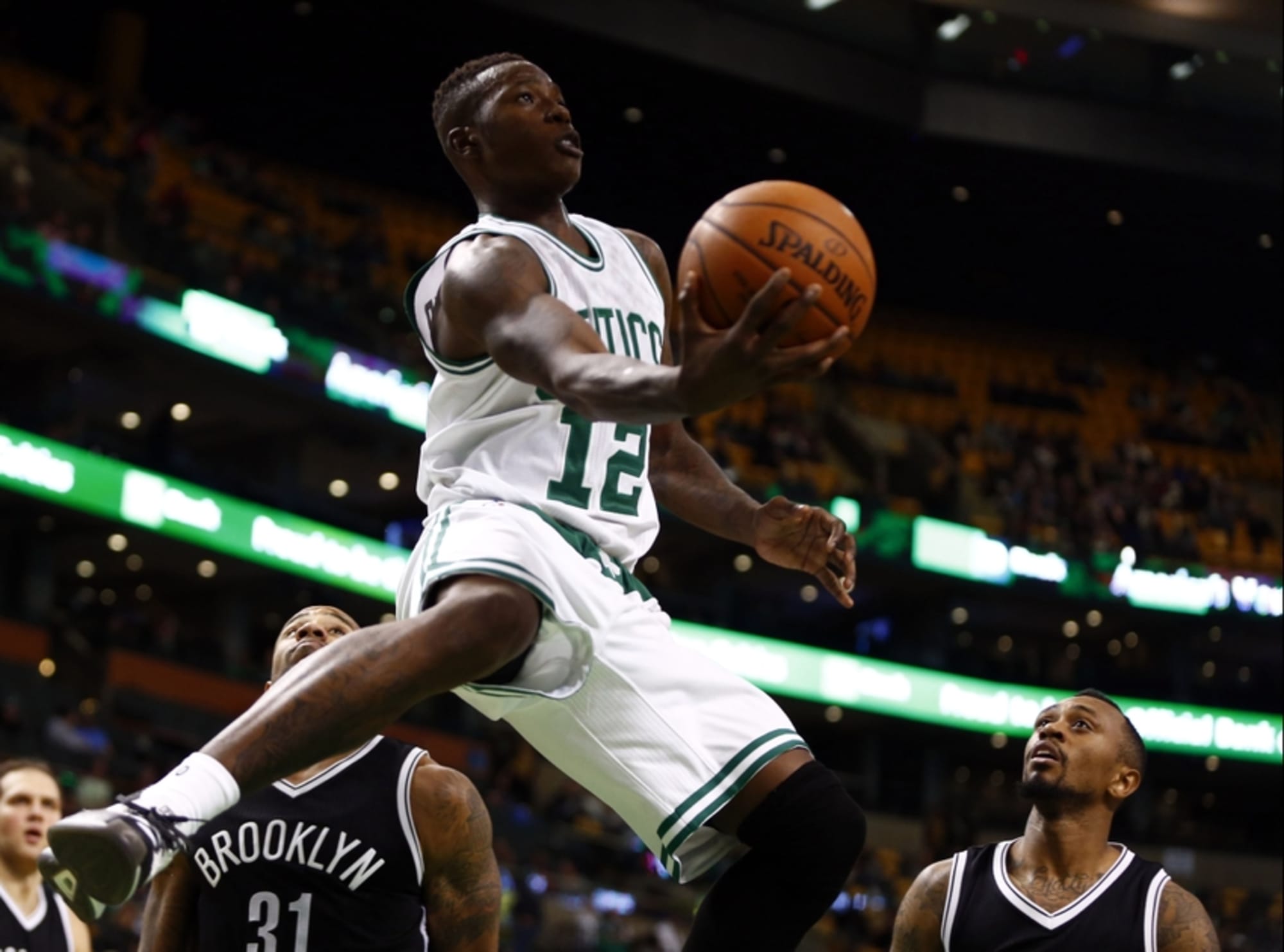 Terry Rozier scooped the Celtics NBA draft pick live on-air