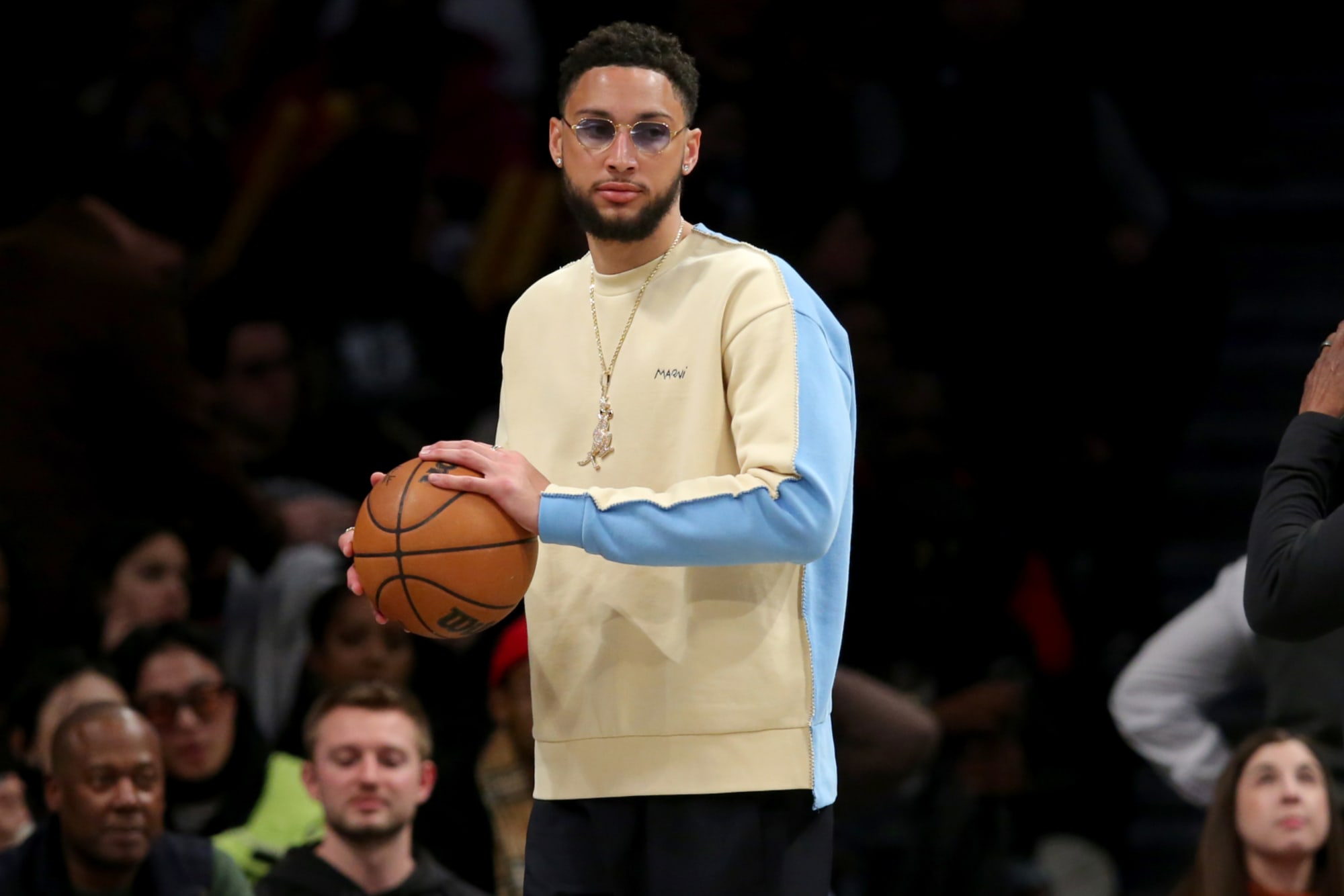 Ben Simmons' outfits on the sidelines for the Brooklyn Nets - Newsday