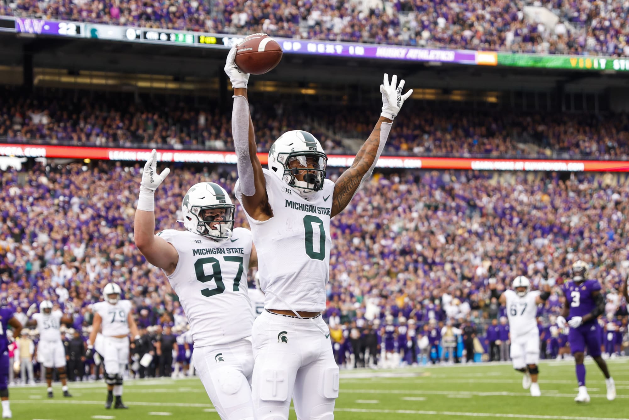 Michigan State football: Keon Coleman, Payton Thorne connection is key