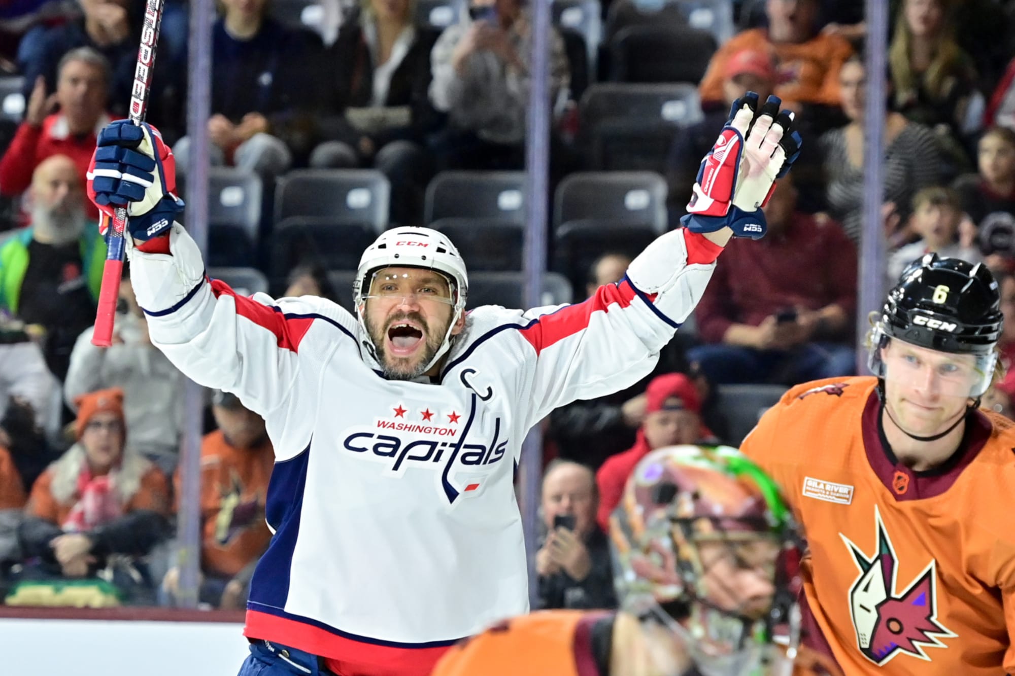 Alex Ovechkin will be a game time decision tonight